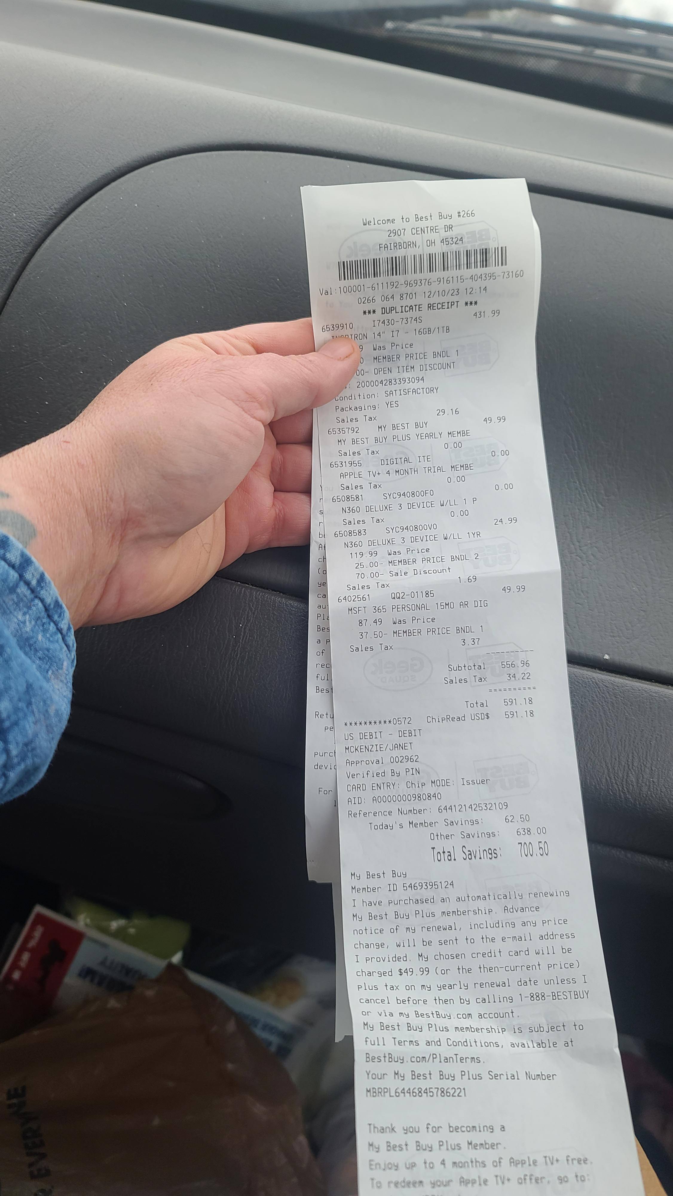 Customer provided, click to load a larger version