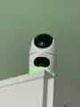 Lorex 2K Dual Lens Indoor Pan-Tilt Wi-Fi Security Camera White W463AQD-E - Best Buy