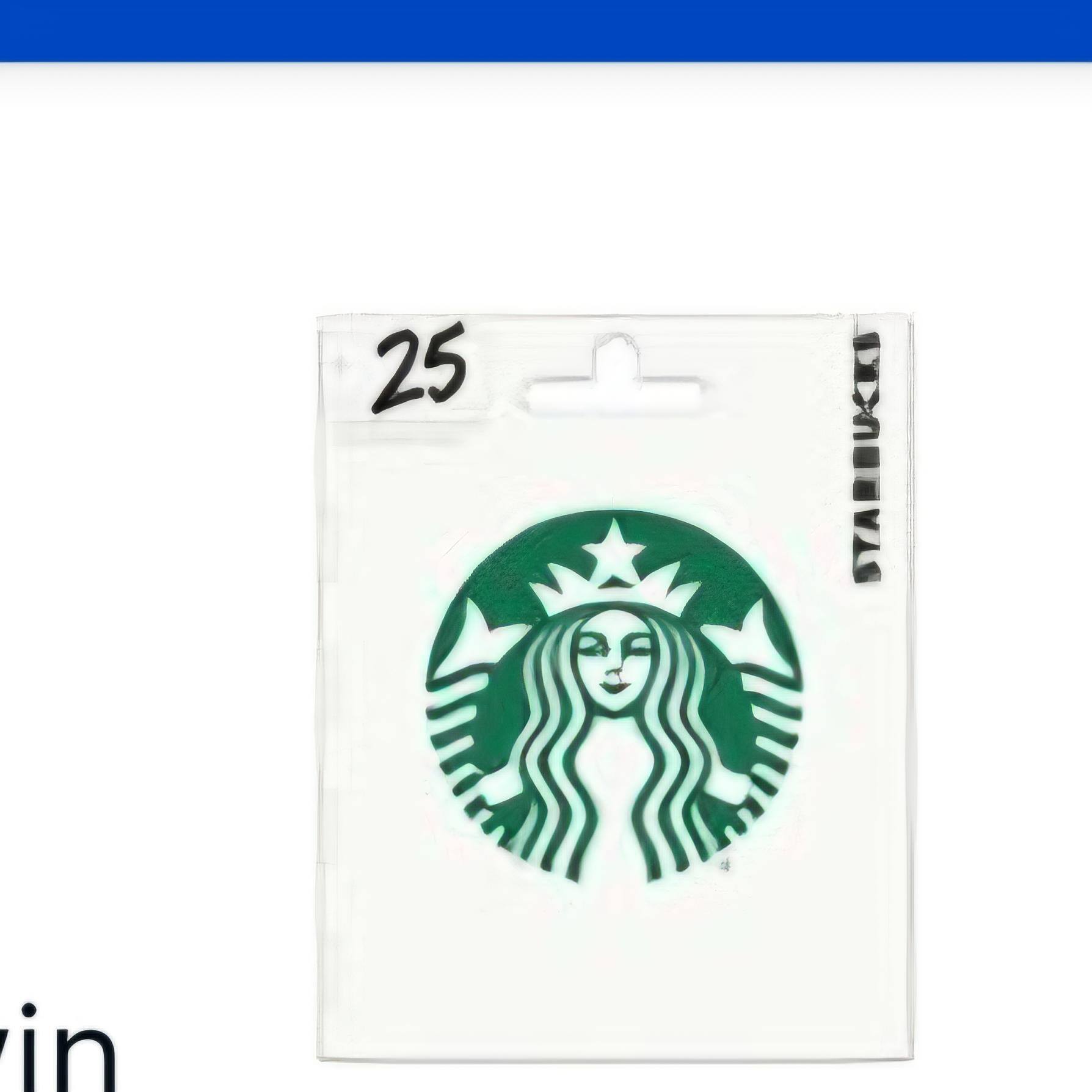Starbucks $25 Gift Card STARBUCKS $25 - Best Buy
