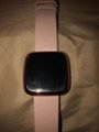 Platinum™ Leather Watch Band for Fitbit Versa 2, Fitbit Versa and Fitbit  Versa Lite Pink PT-FVBPKL - Best Buy