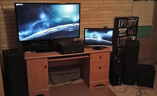 Full Setup, Base Mount by AV Express, click to load a larger version