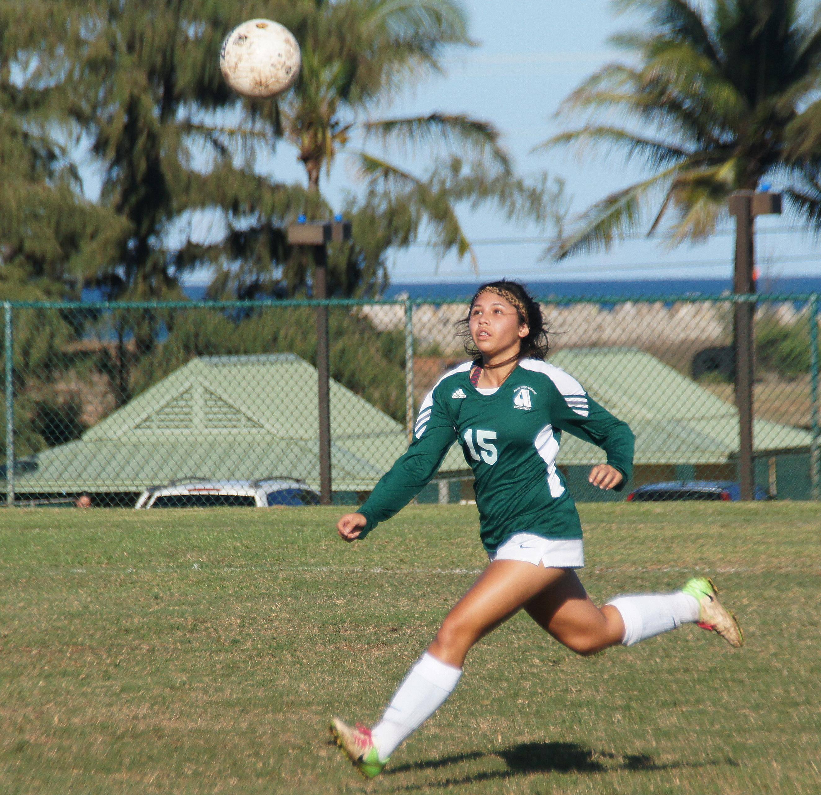 Aiea High Varsity soccer, click to load a larger version