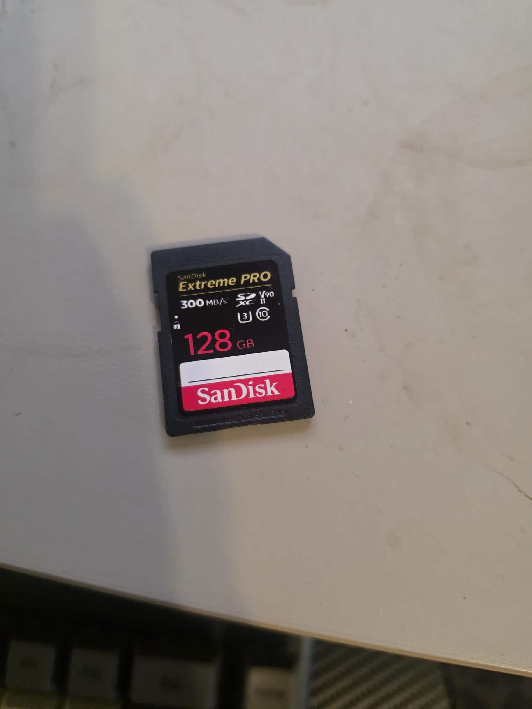 SANDISK 128GB Extreme PRO SD UHS II V90 Card R/W up to 300MB/s
