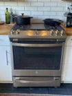 GE® 30 Slide-In Front-Control Convection Gas Range with No Preheat Air Fry