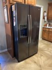 GE® 25.4 Cu. Ft. Black Side-By-Side Refrigerator