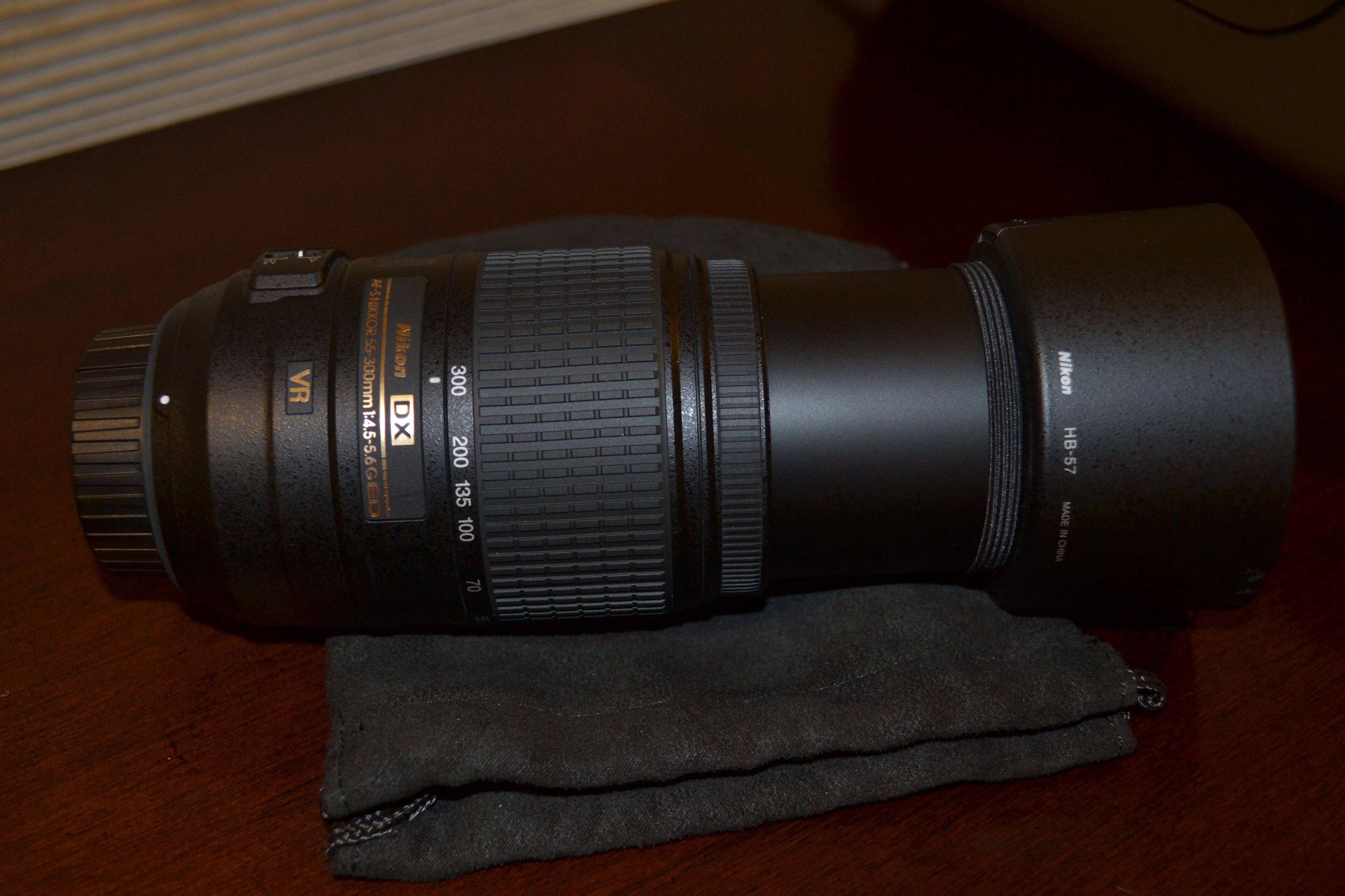 Lens @ 300mm Picture taken w/18-55mm, click to load a larger version