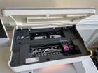 Printer in maintenance mode for ink cartrige replacement, click to load a larger version