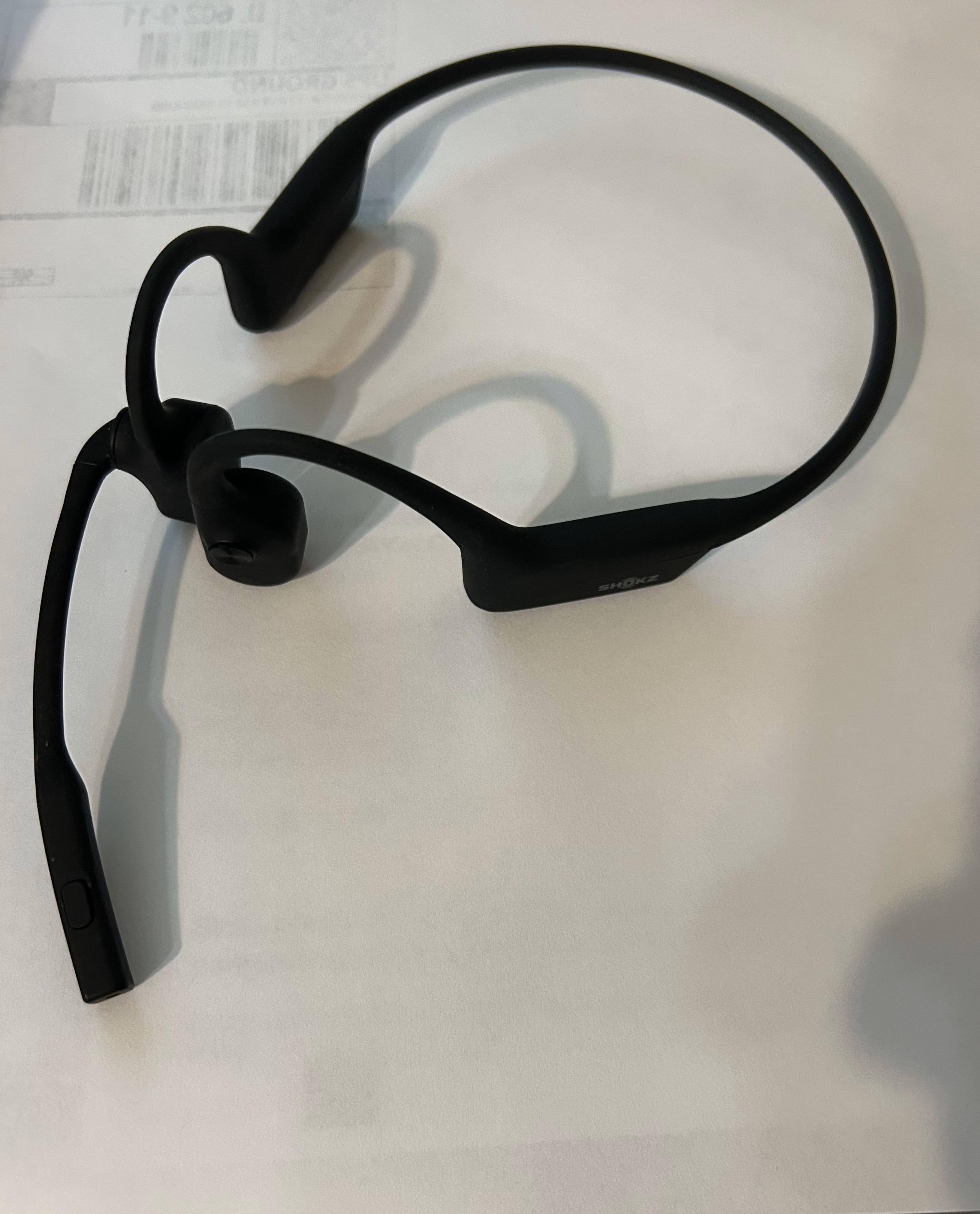 Shokz OpenComm 2 Bluetooth Bone Conduction Headset Black