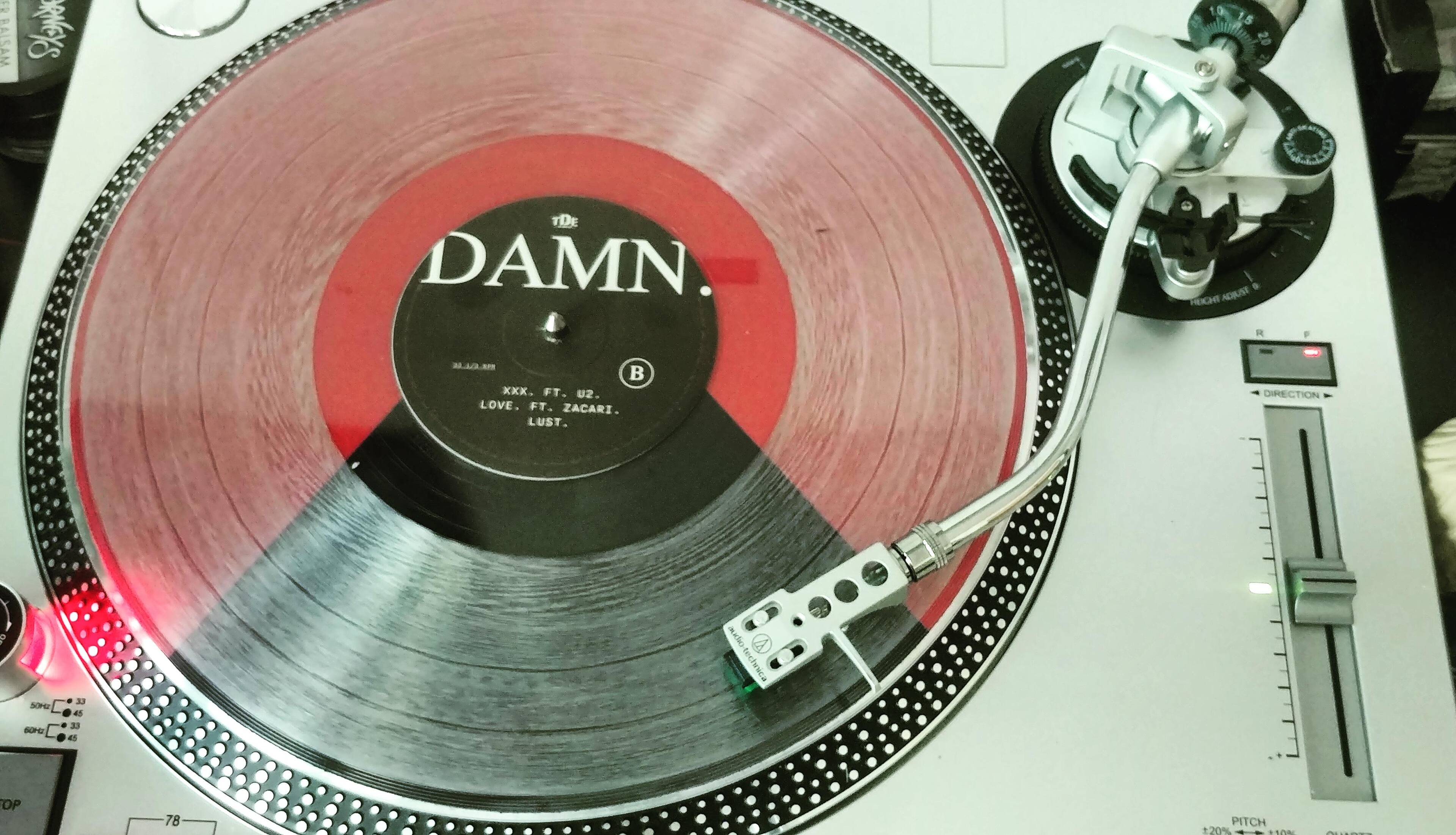 It's transparent. You're seeing my pad under it, click to load a larger version