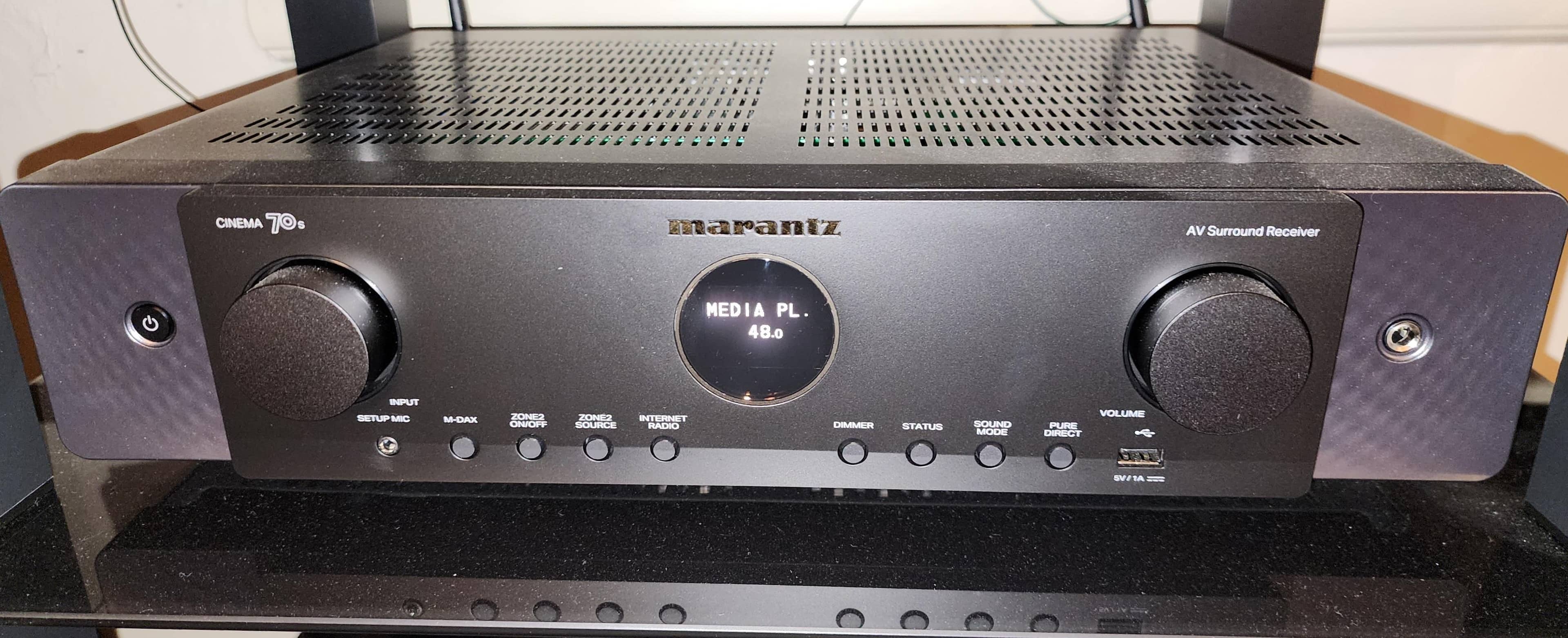 Marantz Cinema 70S 50W 7.2 Ch Bluetooth Capable with HEOS 8K Ultra