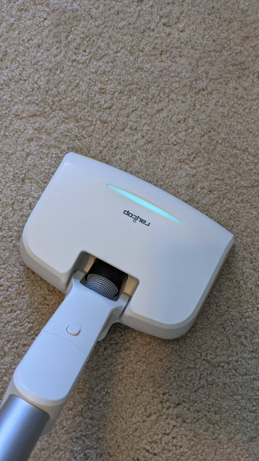 UV light indicator on when used, click to load a larger version