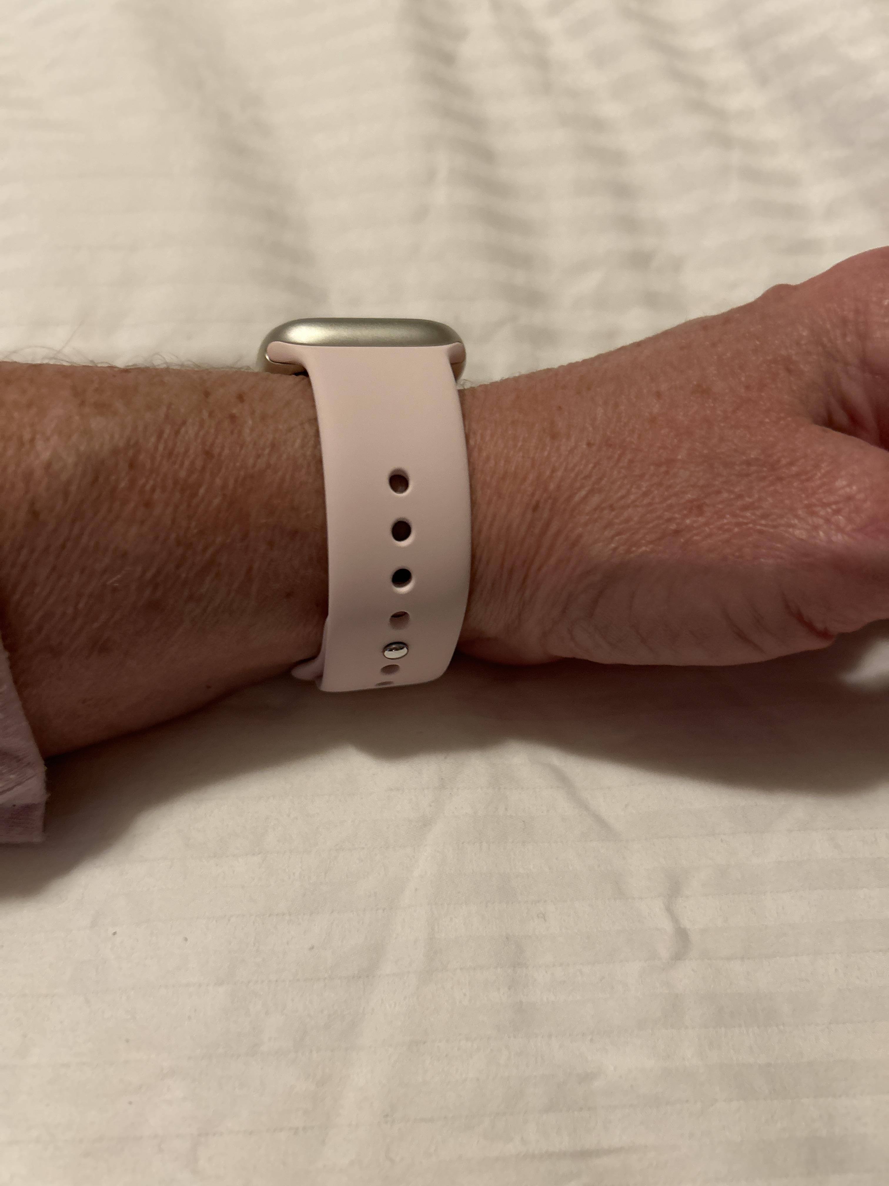 Apple 41mm Sport Band S/M Starlight MT2U3AM/A - Best Buy