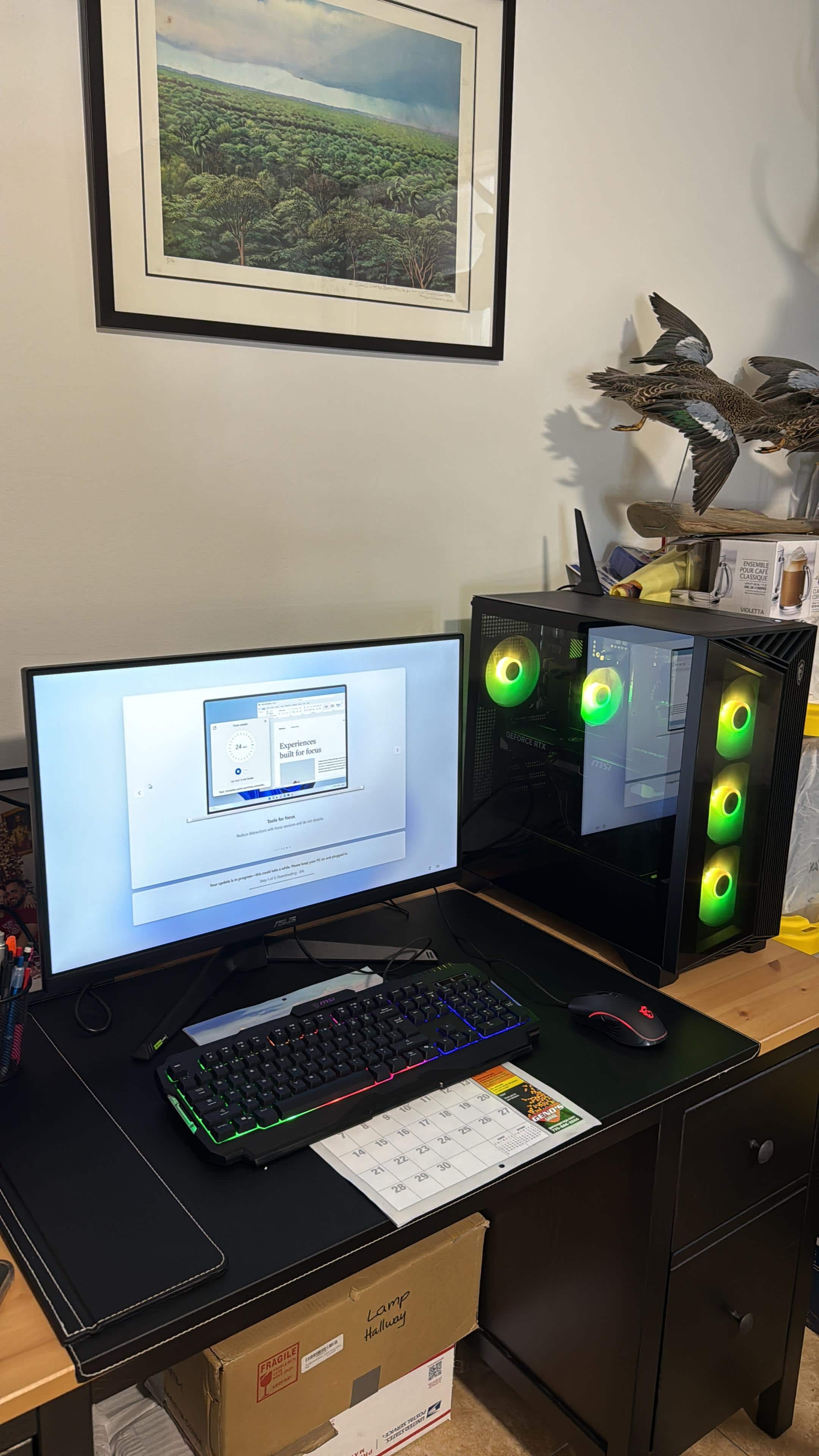 MSI Aegis Z2 Gaming Desktop AMD Ryzen R7 8700F 2024 16GB Memory