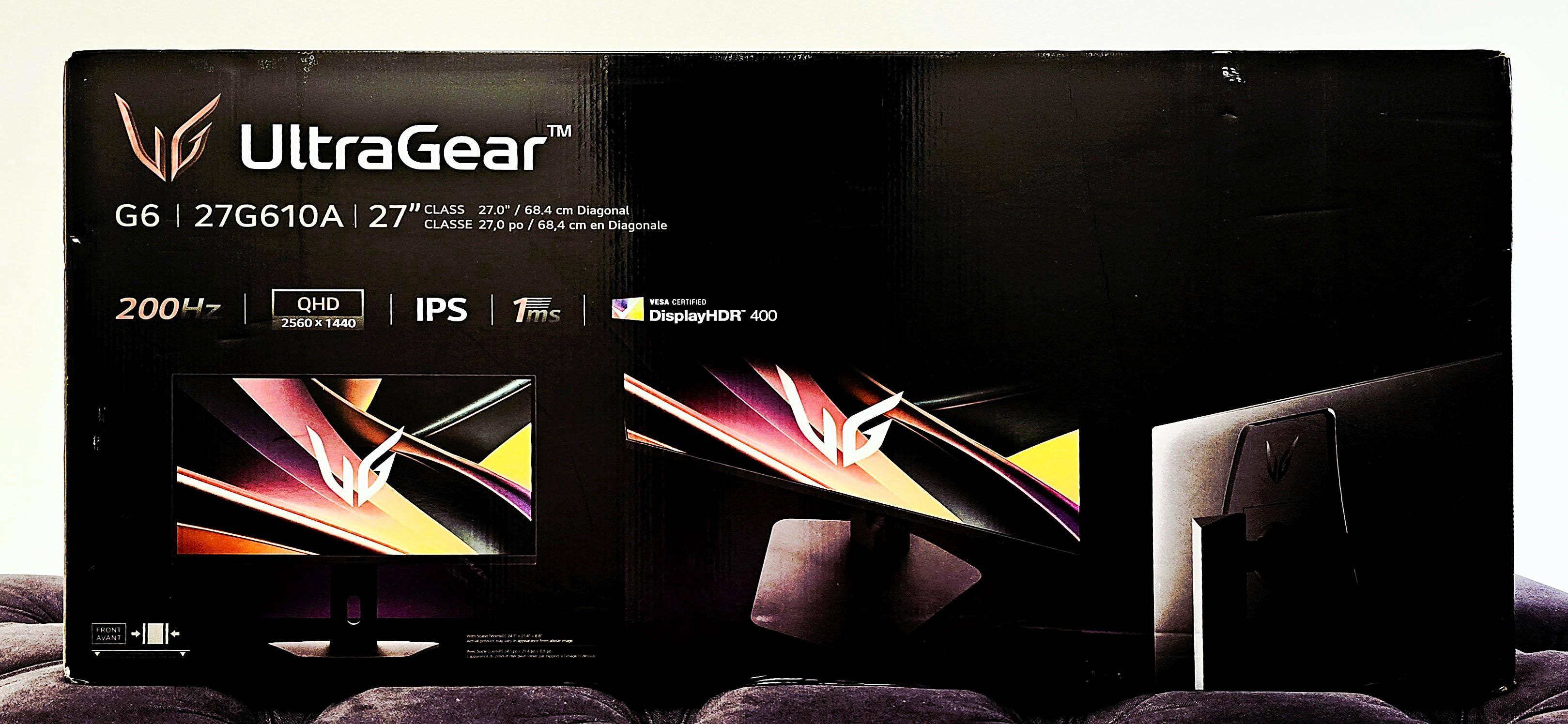 LG UltraGear 27G610A-B Monitor Box, click to load a larger version