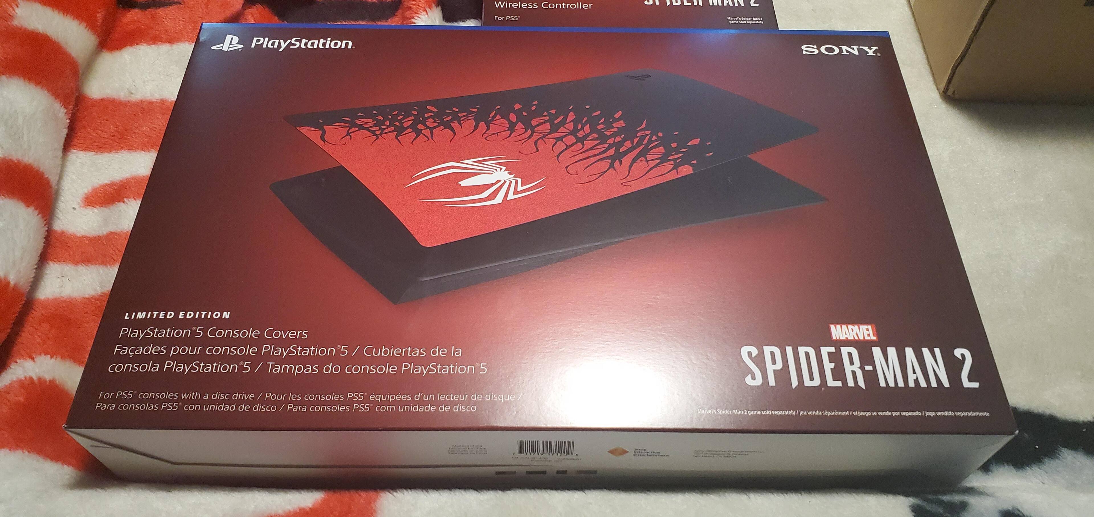 Sony PlayStation 5 Console Covers – Marvel's Spider Man 2 Limited