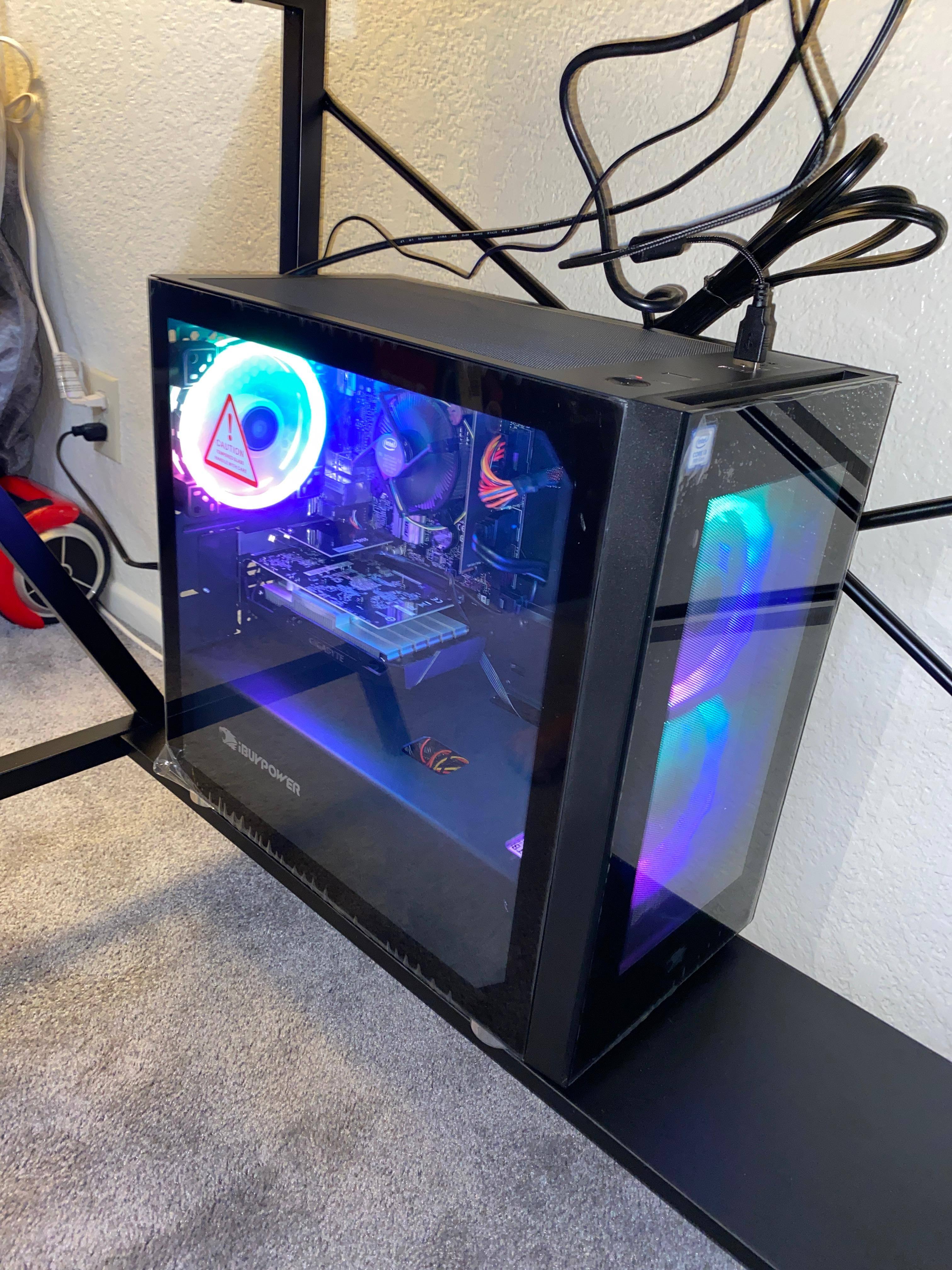 iBUYPOWER Gaming Desktop Intel Core i3 9100F 8GB Memory NVIDIA