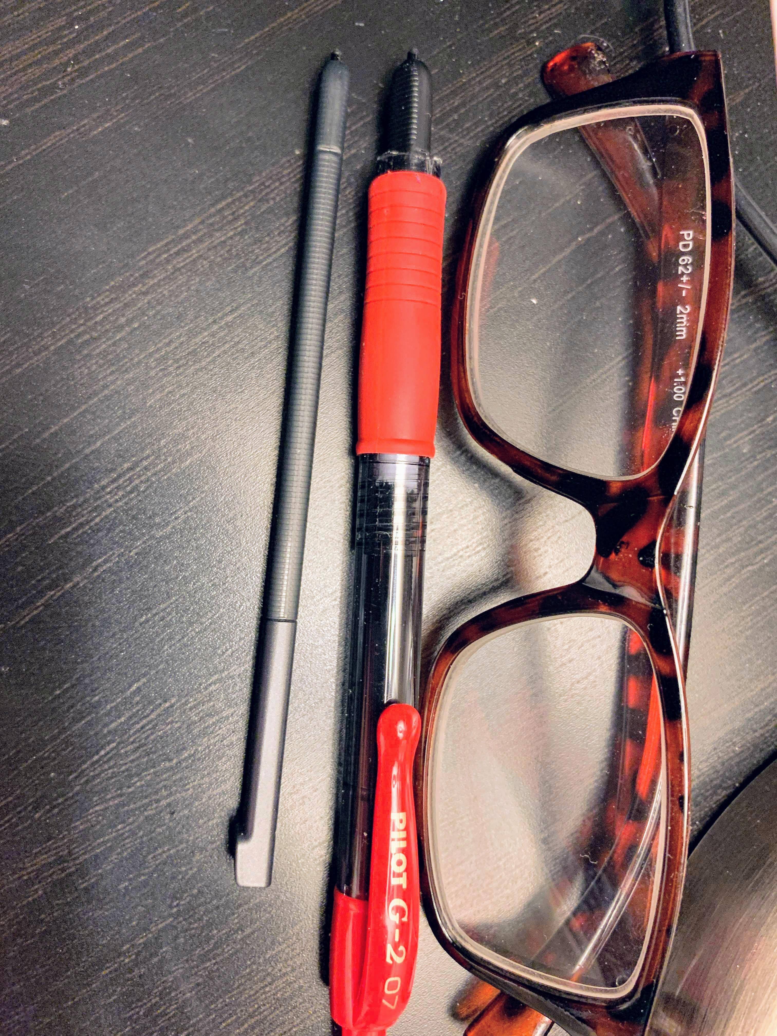 Pilot G2 pen as a grip for S-pen, click to load a larger version