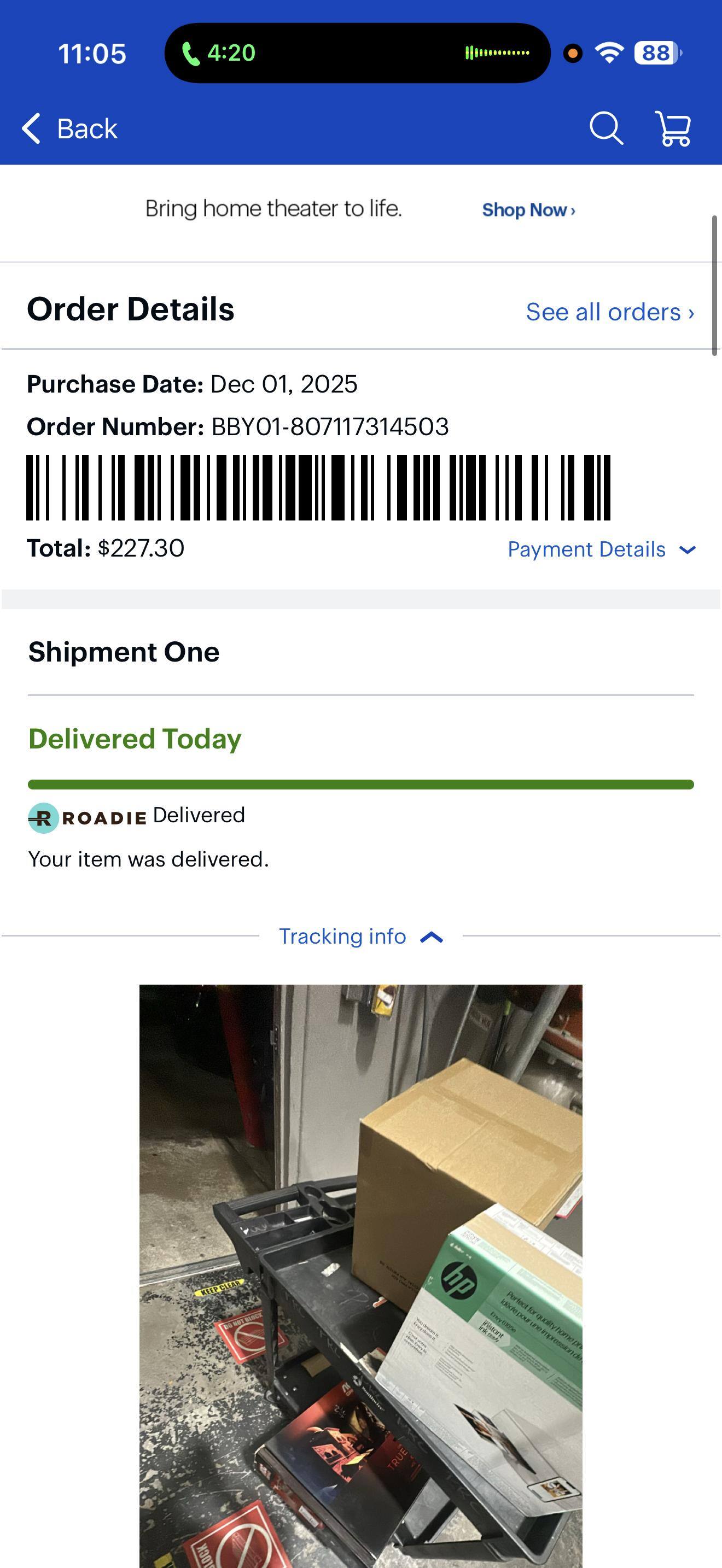 Customer provided image, click to load a larger version