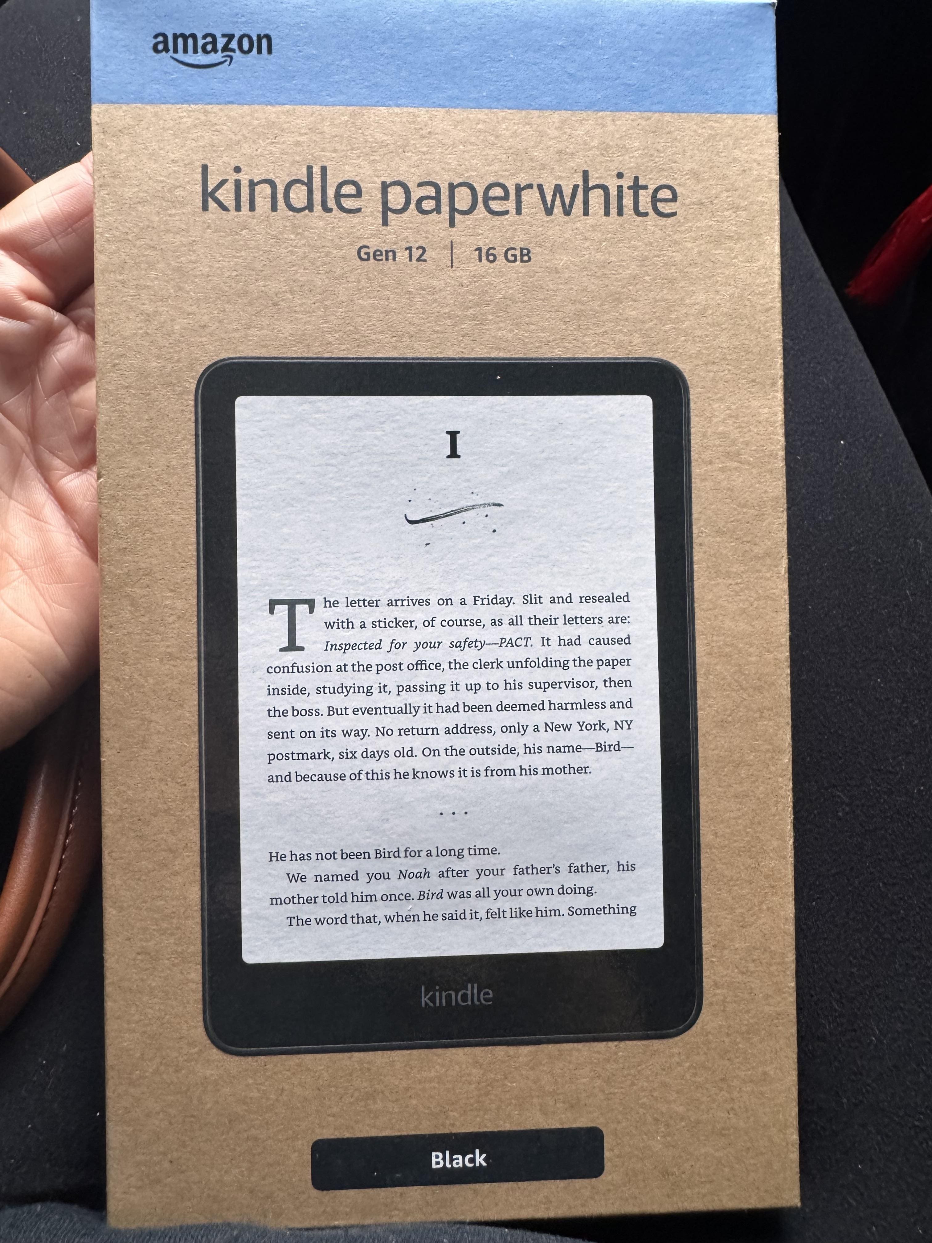 Amazon Kindle Paperwhite (16 GB) 2024 BLACK B0CFPJYX7P