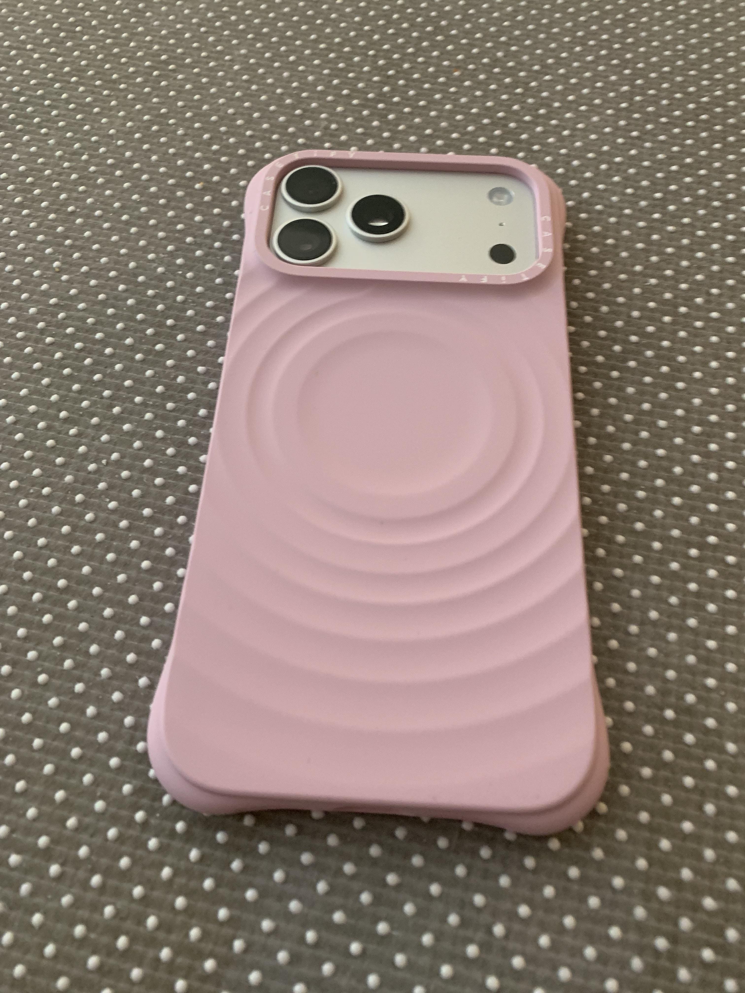 CASETiFY Apple iPhone 17 Pro Max Ripple Case Primrose Pink CTF