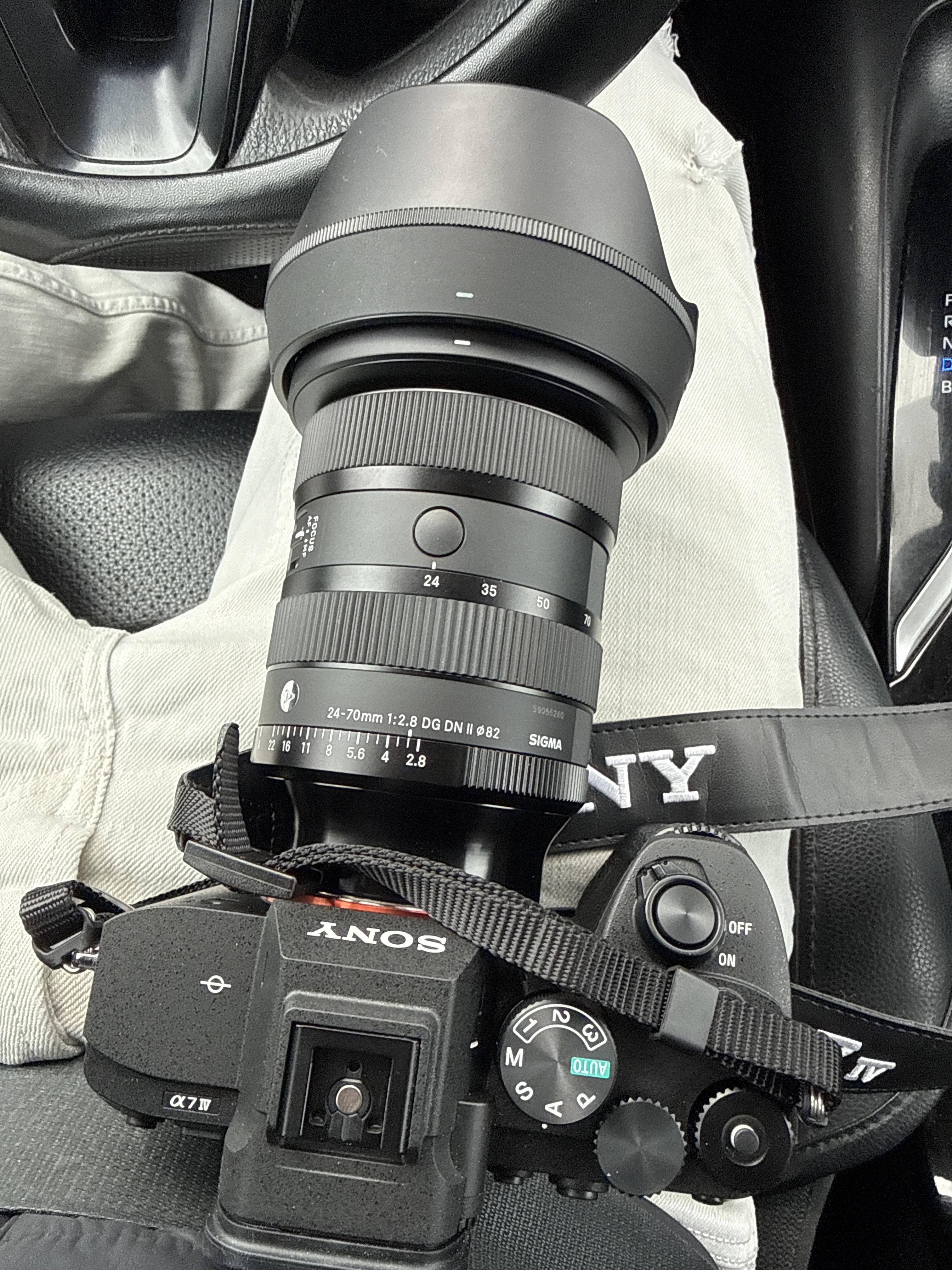 Sigma 24 70MM F2.8 DG DN II ART Lens, Sony E Mount Black 57A965