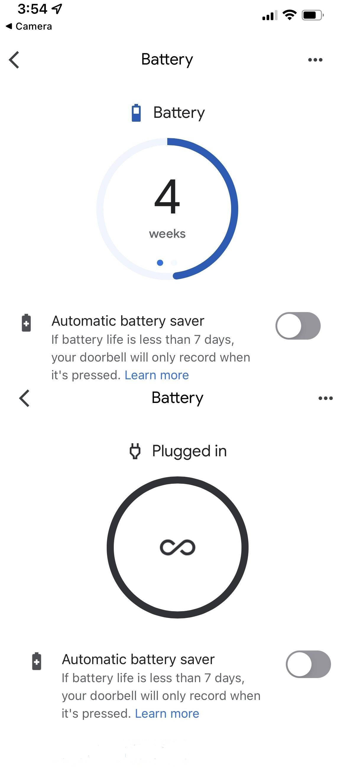App showing before panel, and after panel added and in sunlight, click to load a larger version