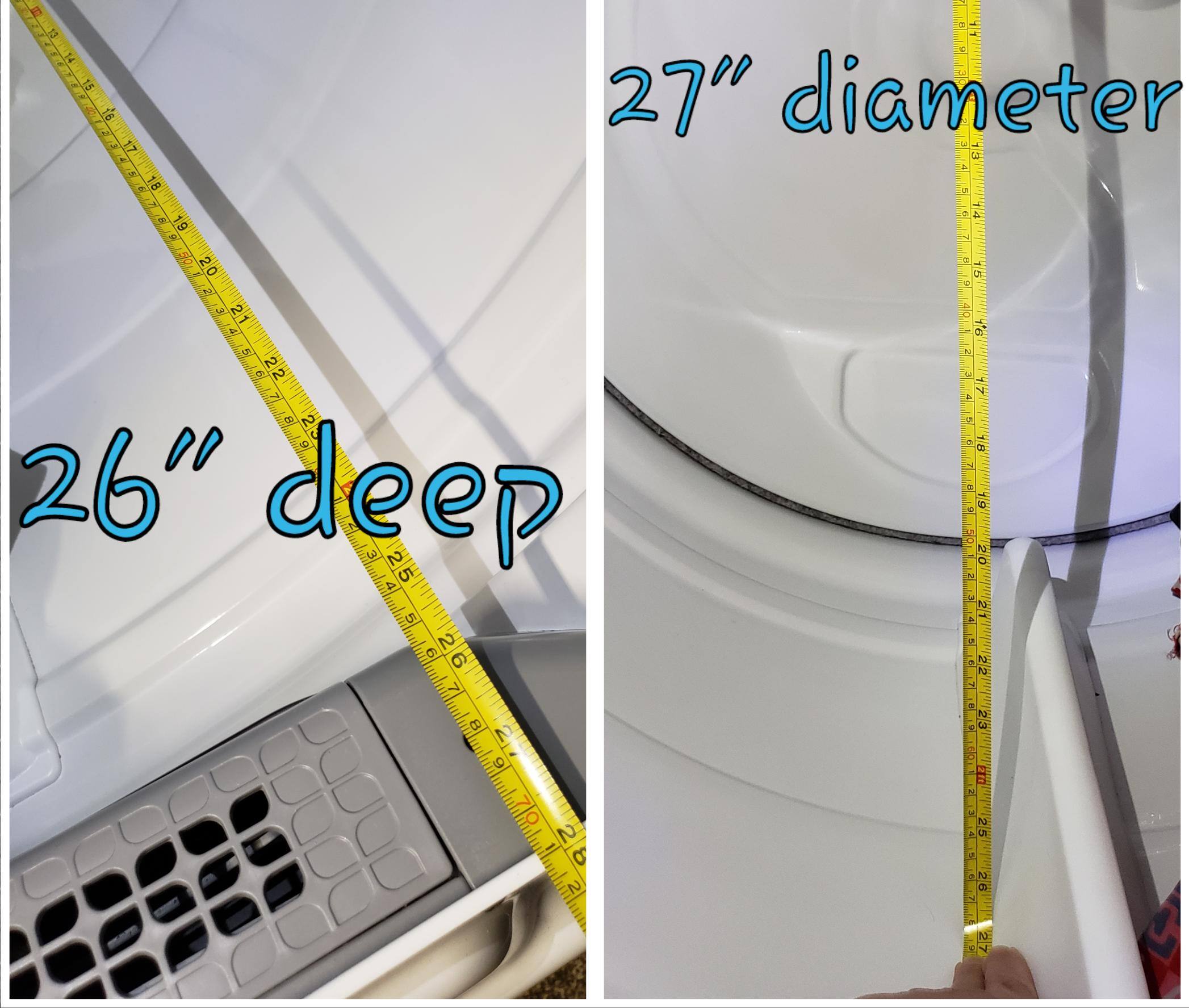 Drum size, click to load a larger version