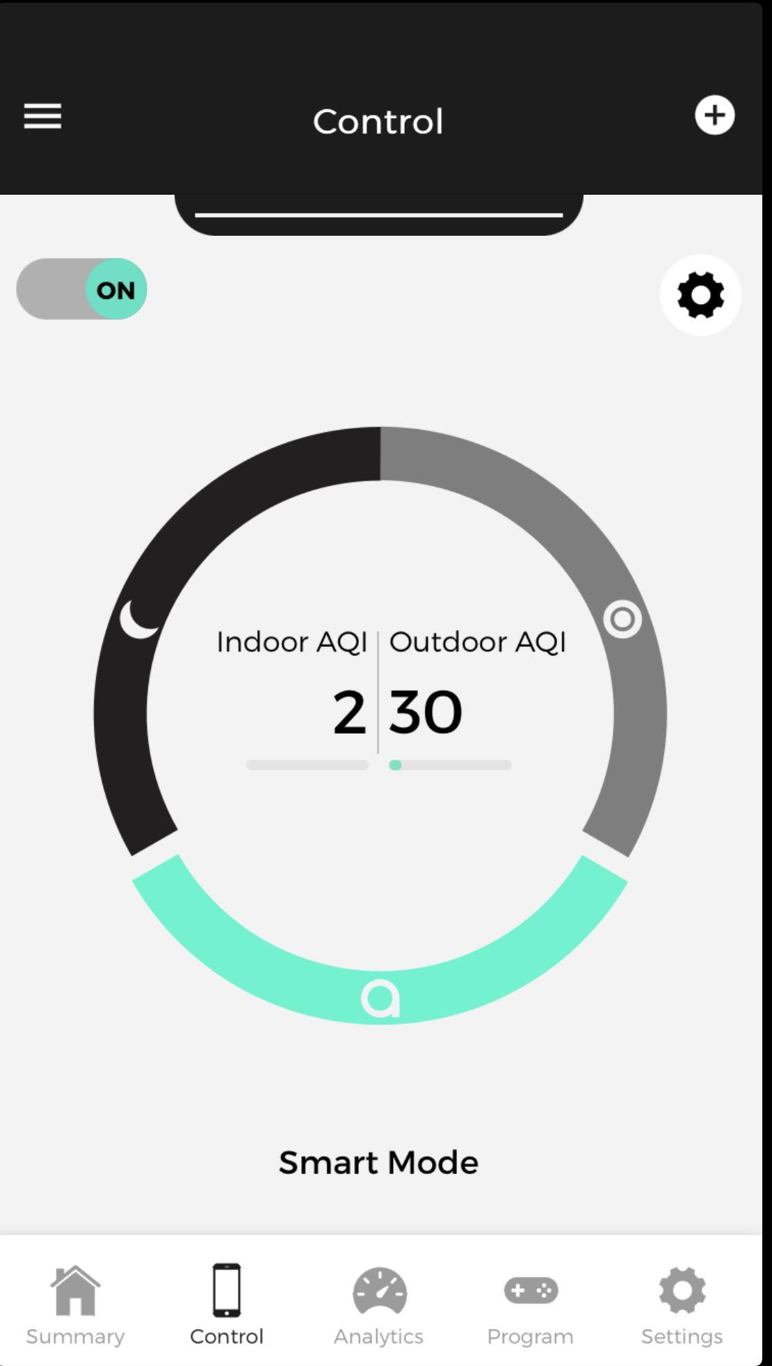 App Status Screen, click to load a larger version