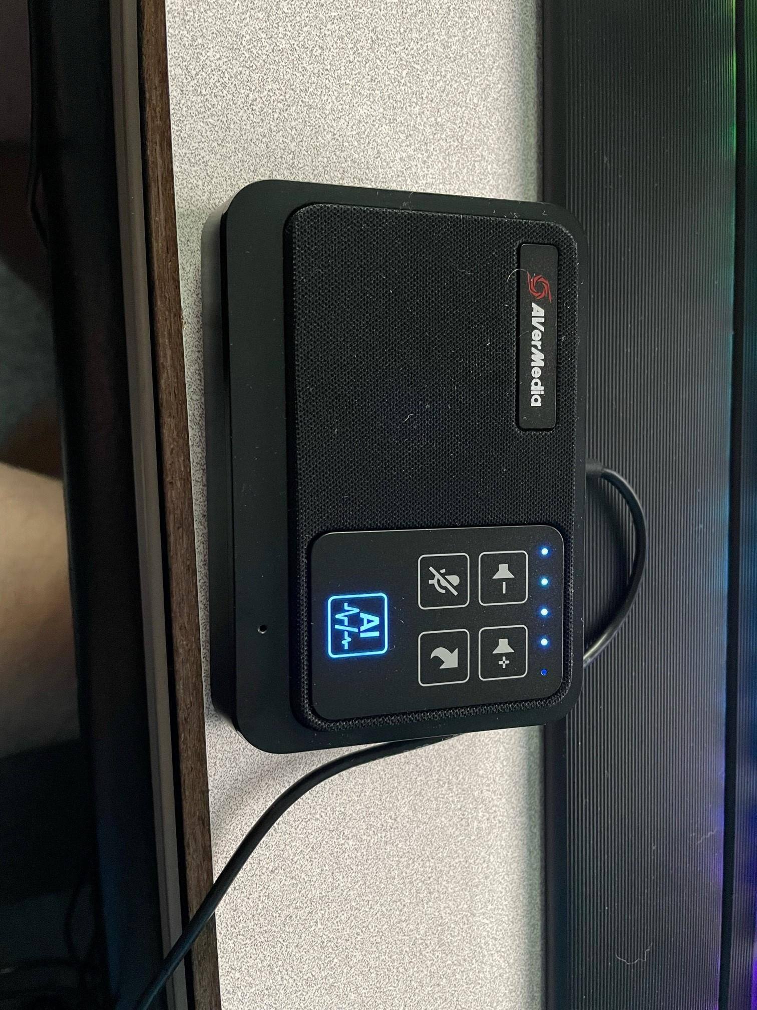 speakerphone, click to load a larger version