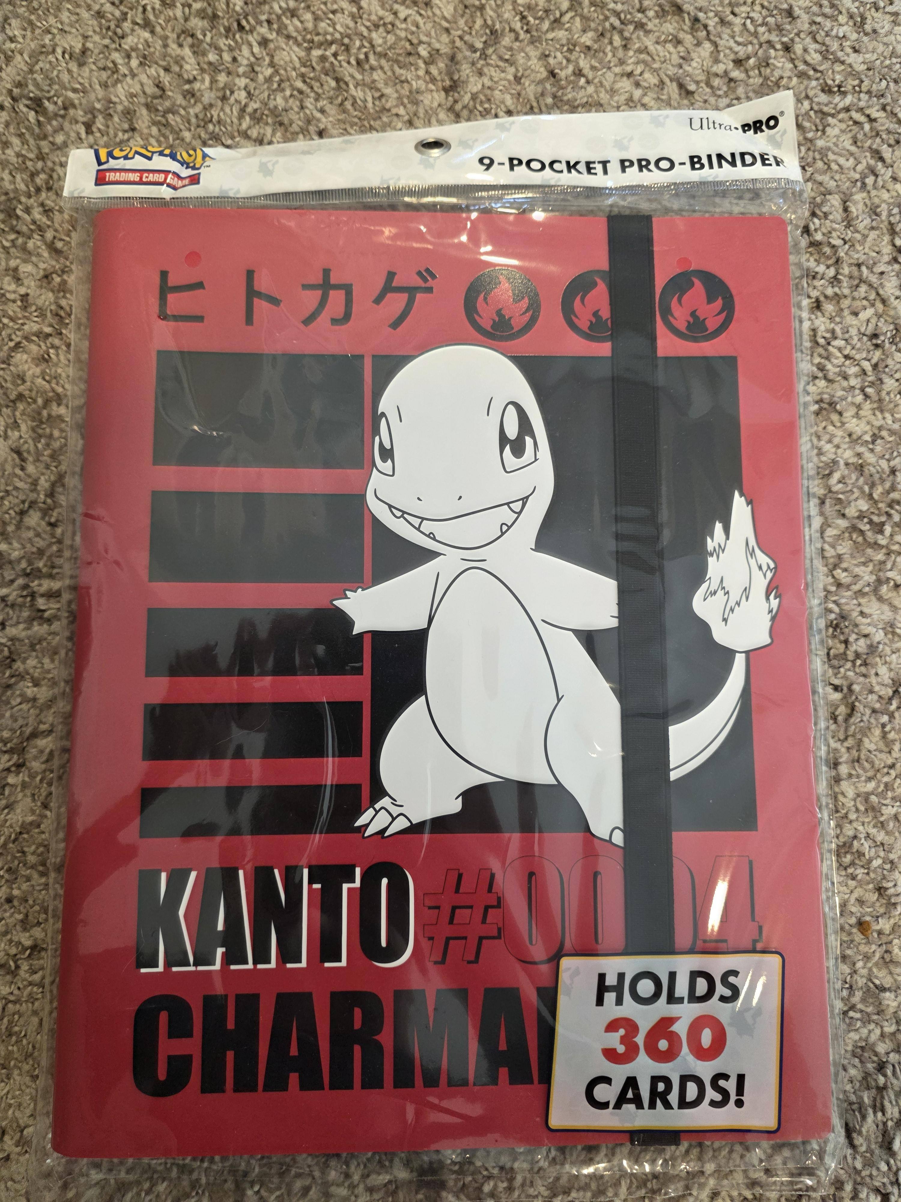 charmander card binder Pokémon Card Binder Blue Charmander – Dishes and Done main image 1