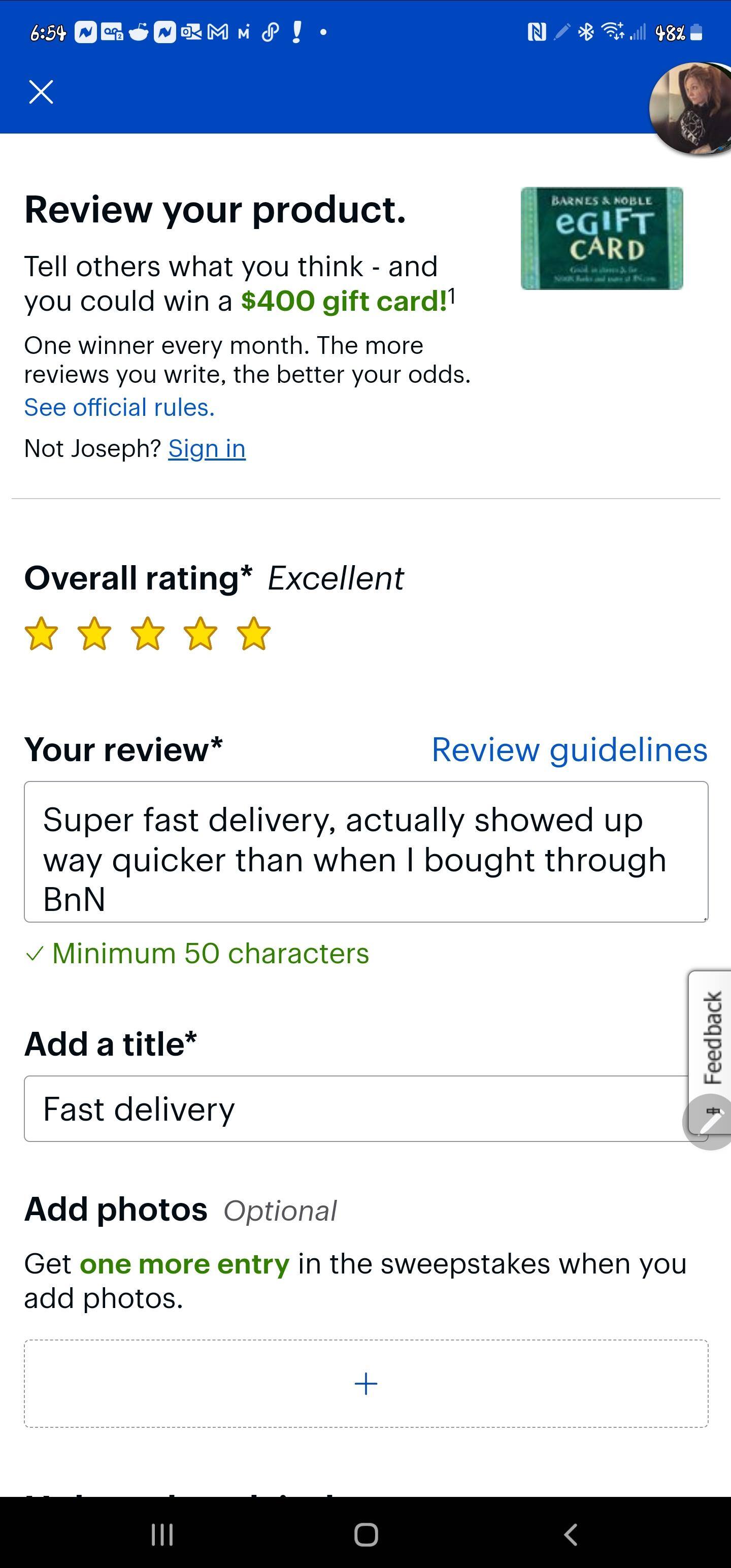 Customer provided, click to load a larger version