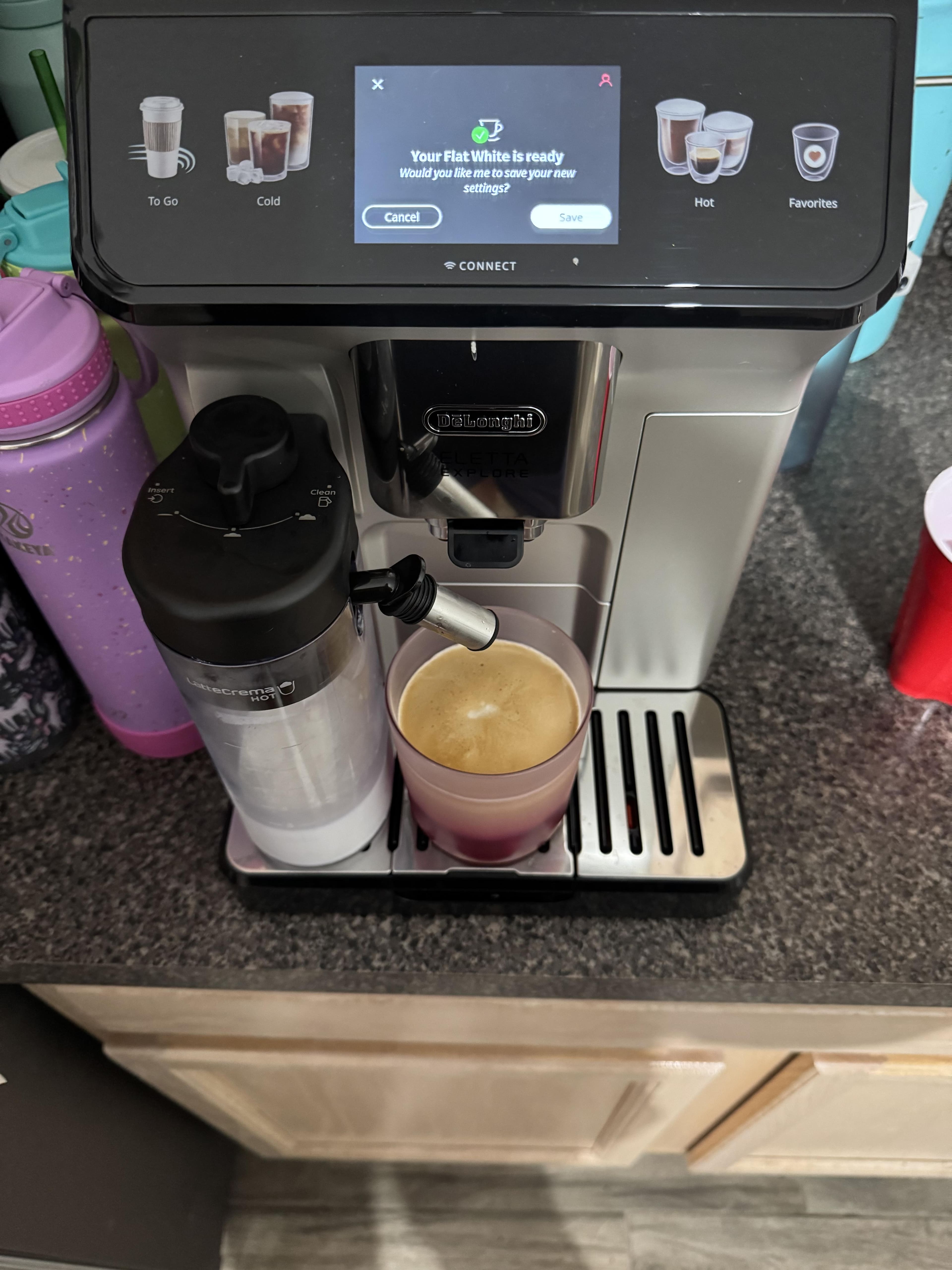 De'Longhi Eletta Explore Fully Automatic Espresso Machine with