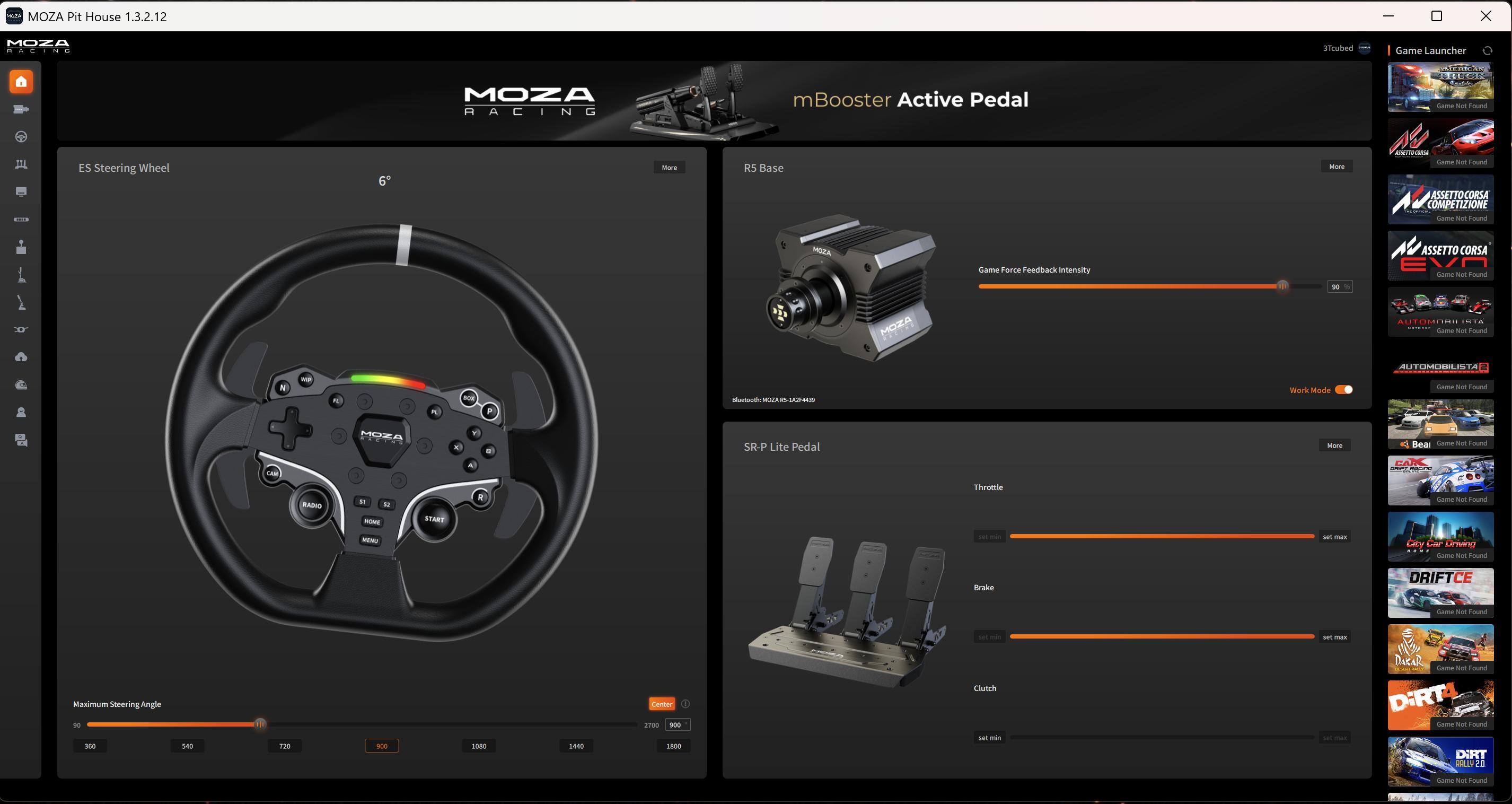 Pit House Software Dashboard, click to load a larger version
