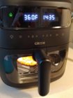 The easy to read display and the window with the light on to see the food., click to load a larger version