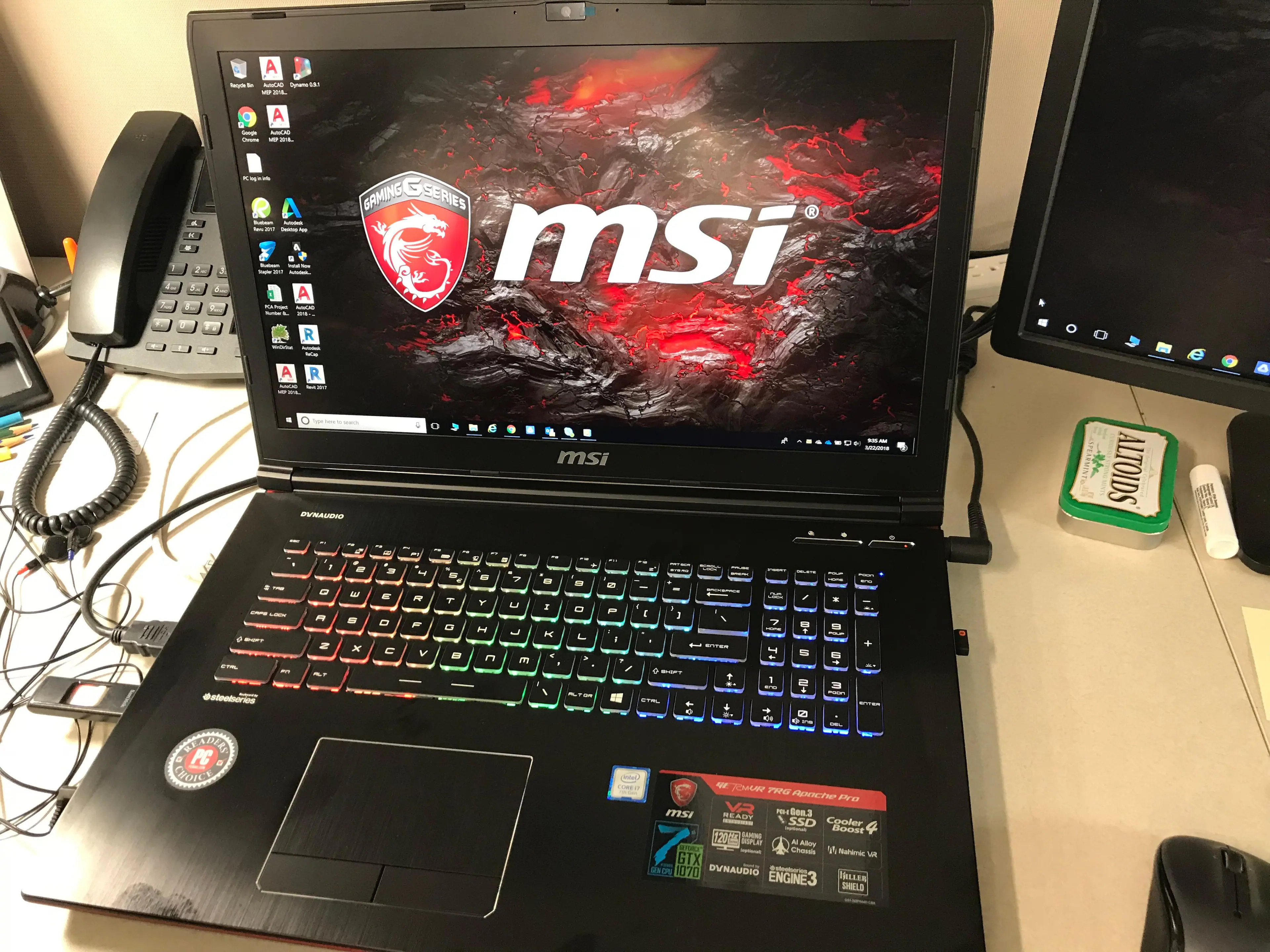 MSI Apache Pro 03-22-18, click to load a larger version