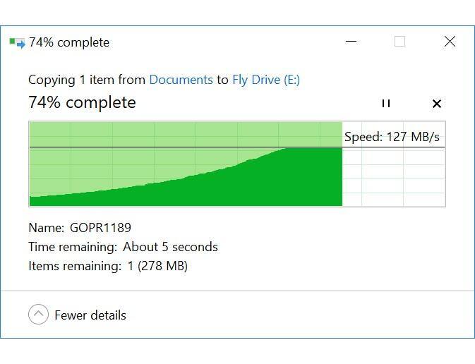 Internal SSD to Fly Drive, click to load a larger version