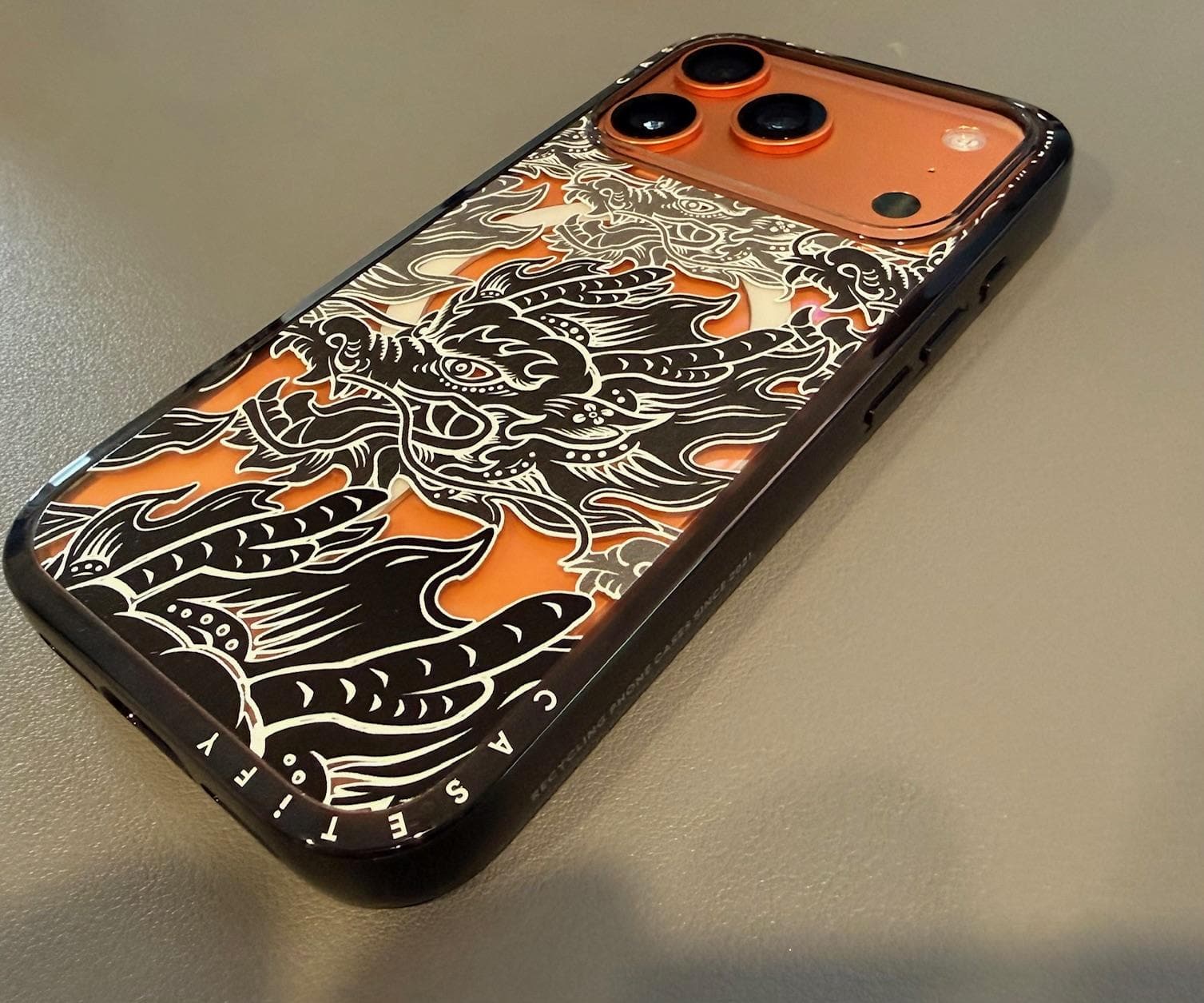 CASETiFY Apple iPhone 17 Pro Compact Case (Impact Lite) Dragon CTF