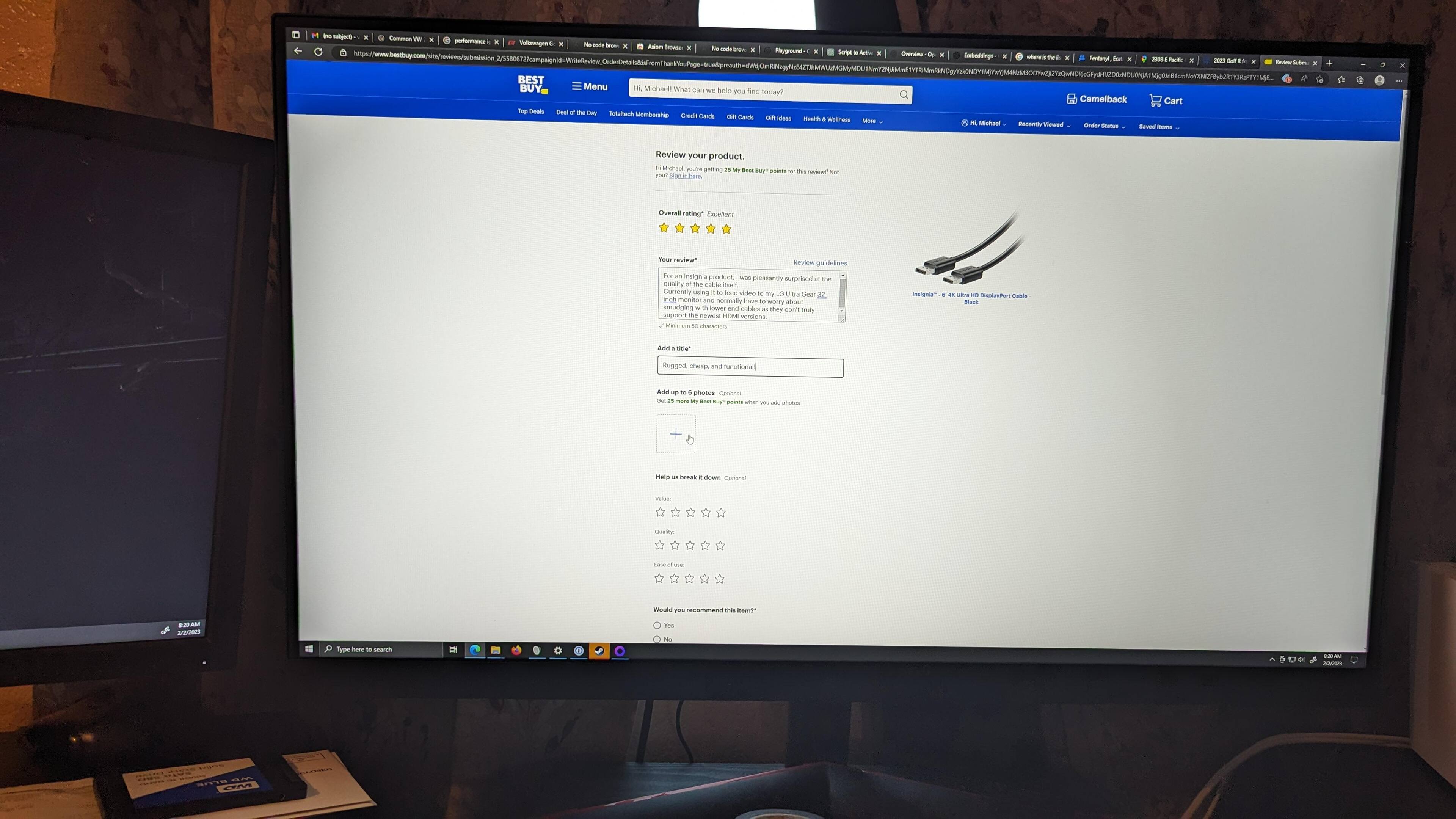 Customer provided image, click to load a larger version