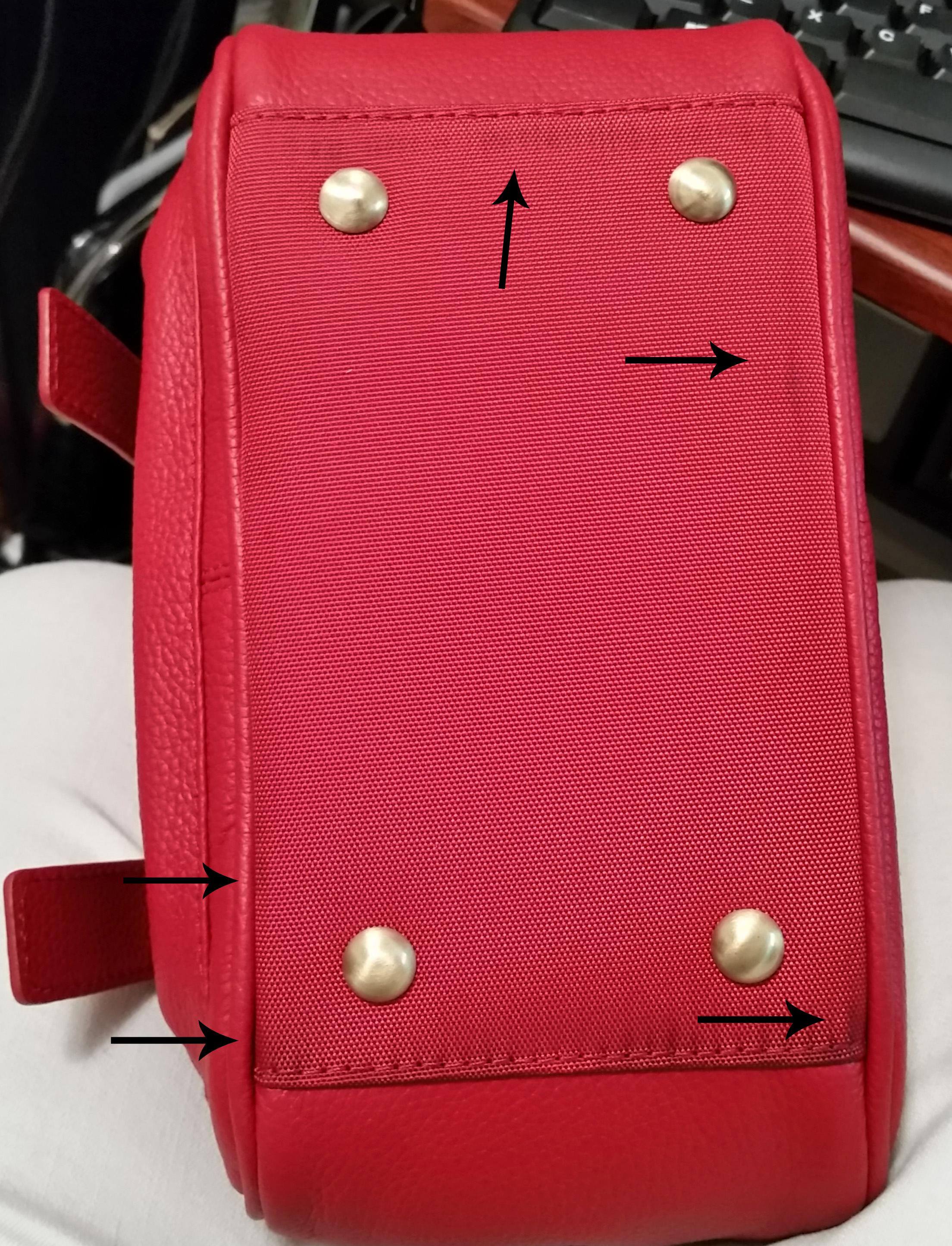 Stains. Is this a used bag?, click to load a larger version