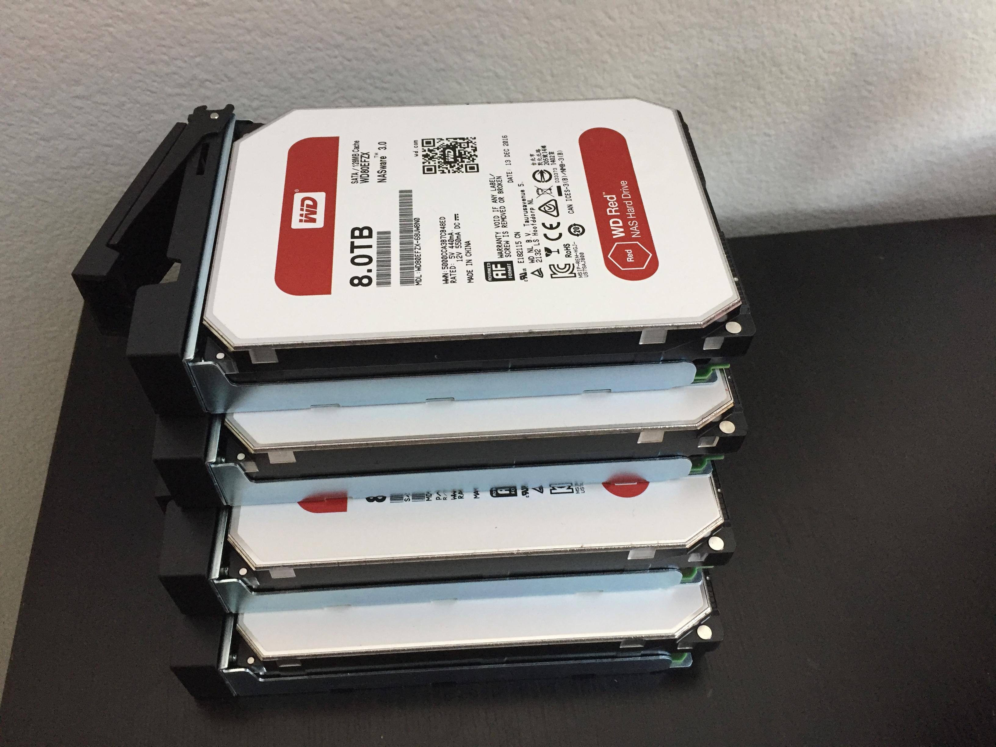 Tested 4 8TB drives and they were all extremely noisy, click to load a larger version