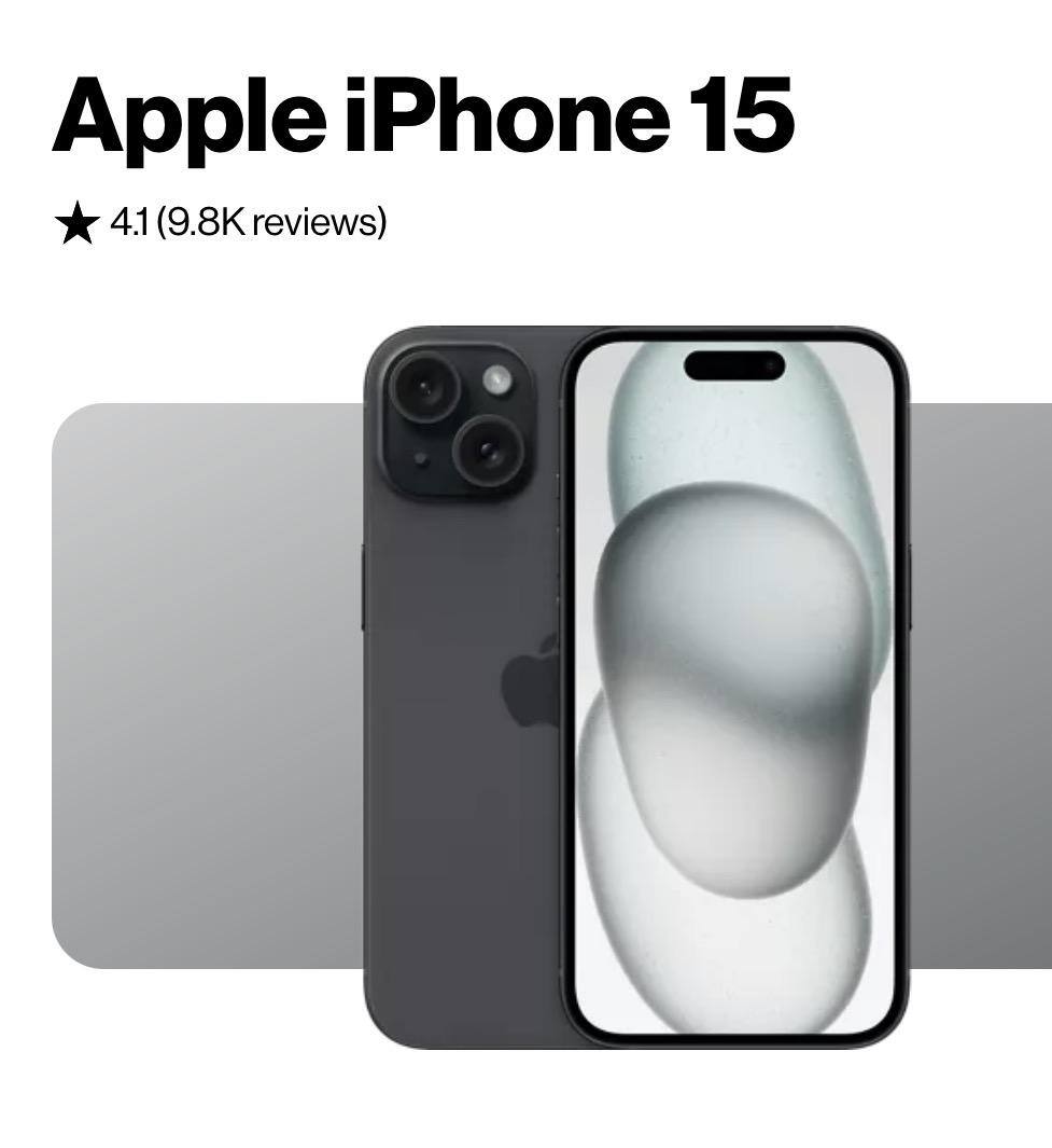 Apple iPhone 15 256GB (Unlocked) Black MTM43LL/A - Best Buy