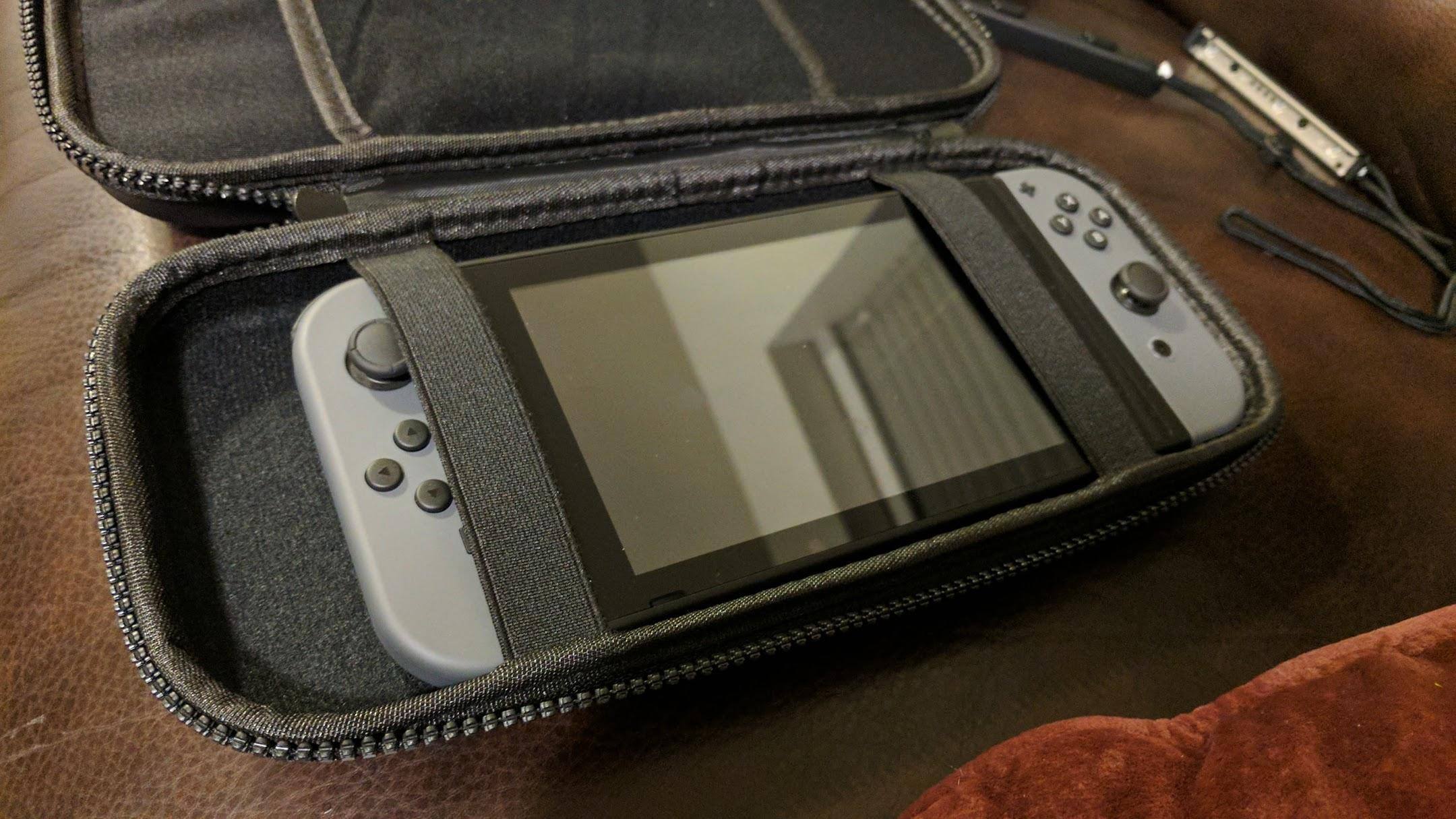 The case is a terrible fit for the Switch., click to load a larger version