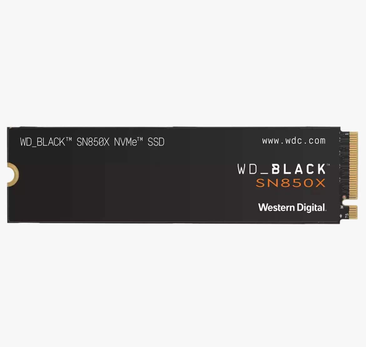WD BLACK SN850X 1TB Internal SSD PCIe Gen 4 x4 NVMe WDBB9G0010BNC