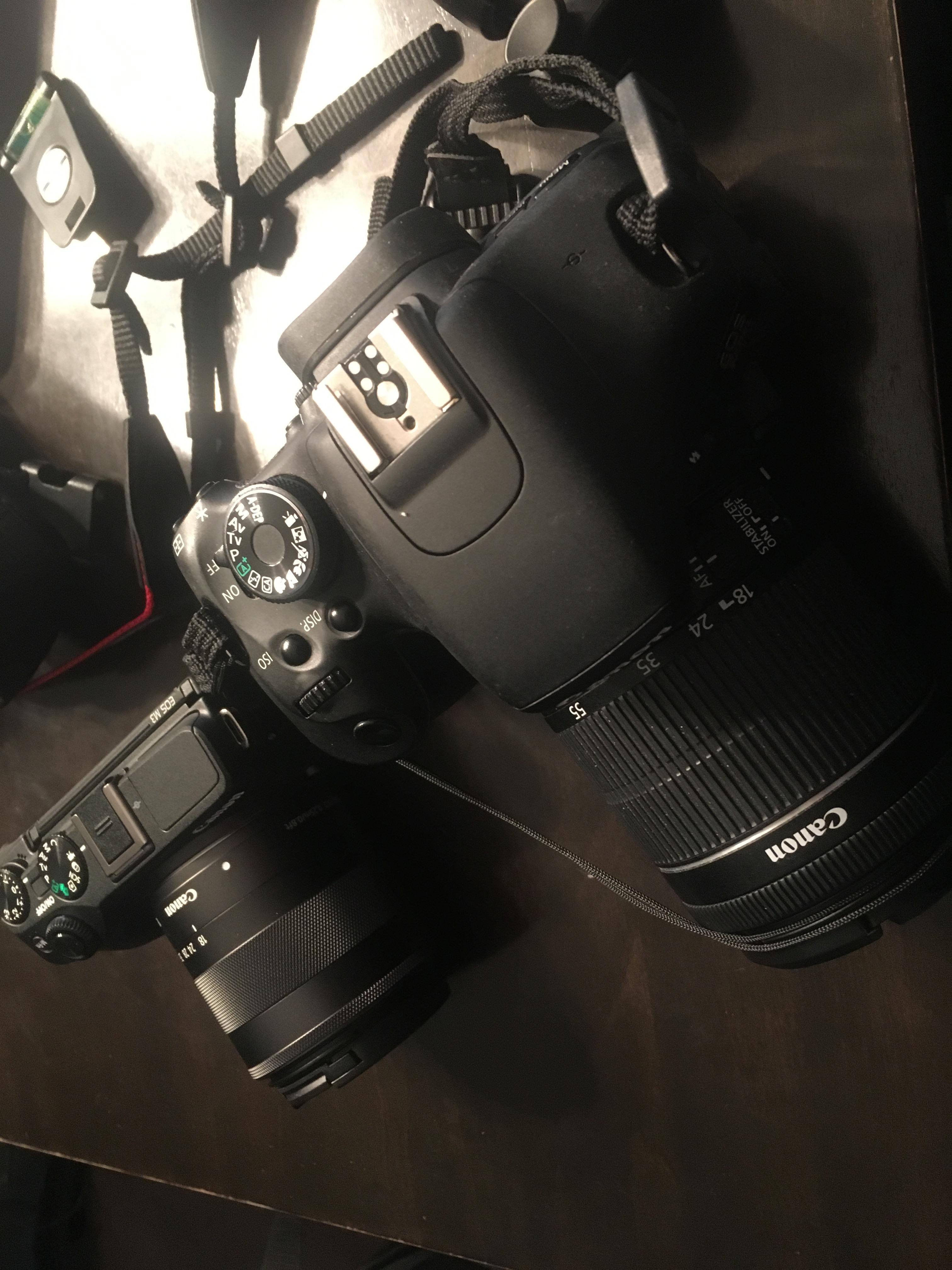 M3 vs T3i, click to load a larger version