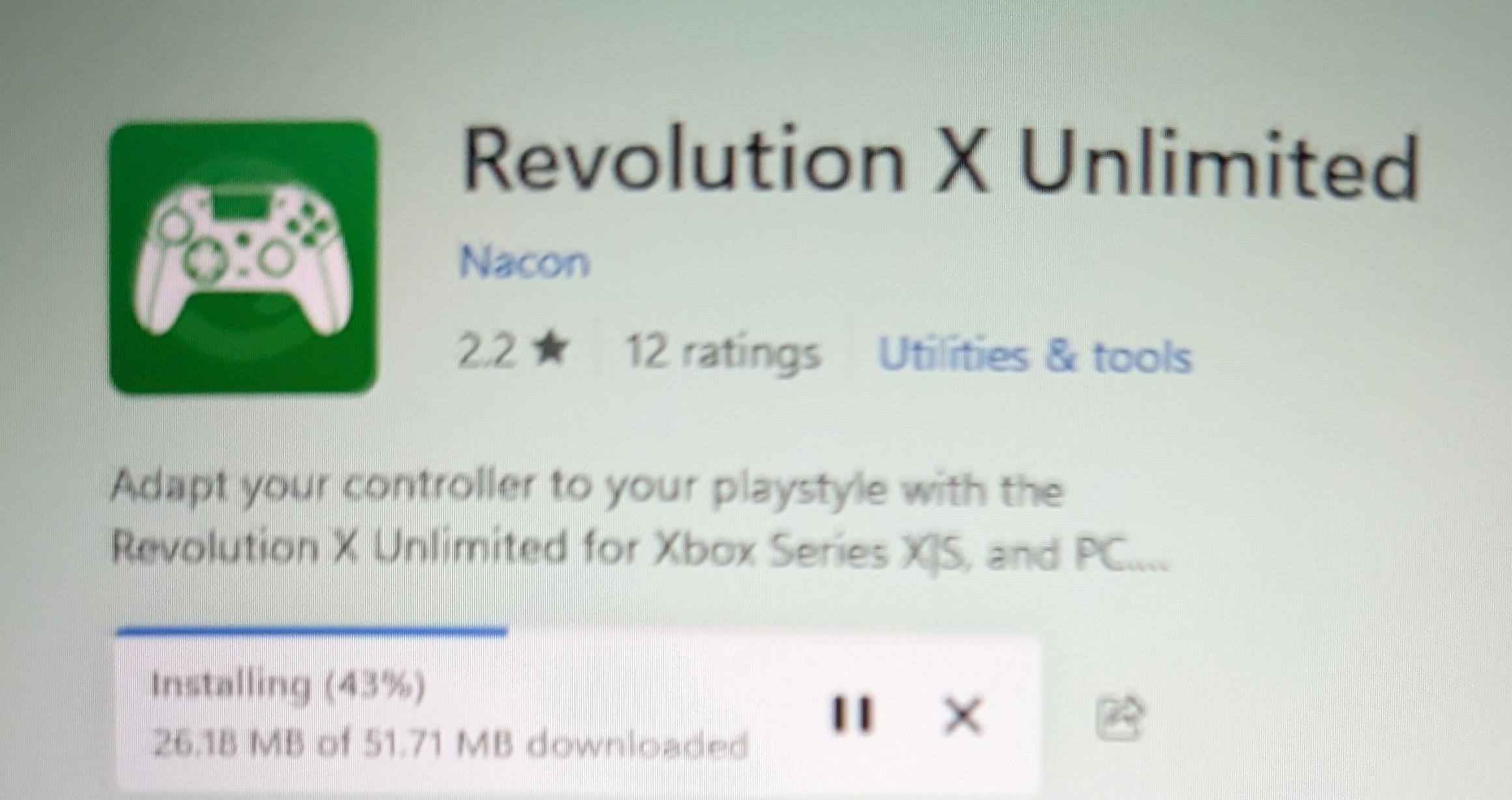The application needed for adjusting settings., click to load a larger version