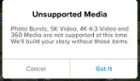 There are still a lot of limitations to creating stories. Hopefully support with be added in the future., click to load a larger version