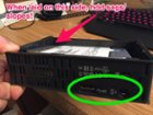 If you hold/lay/store on this side (with USB port closest to table/surface), it will lean/sag and cause strain on the board., click to load a larger version
