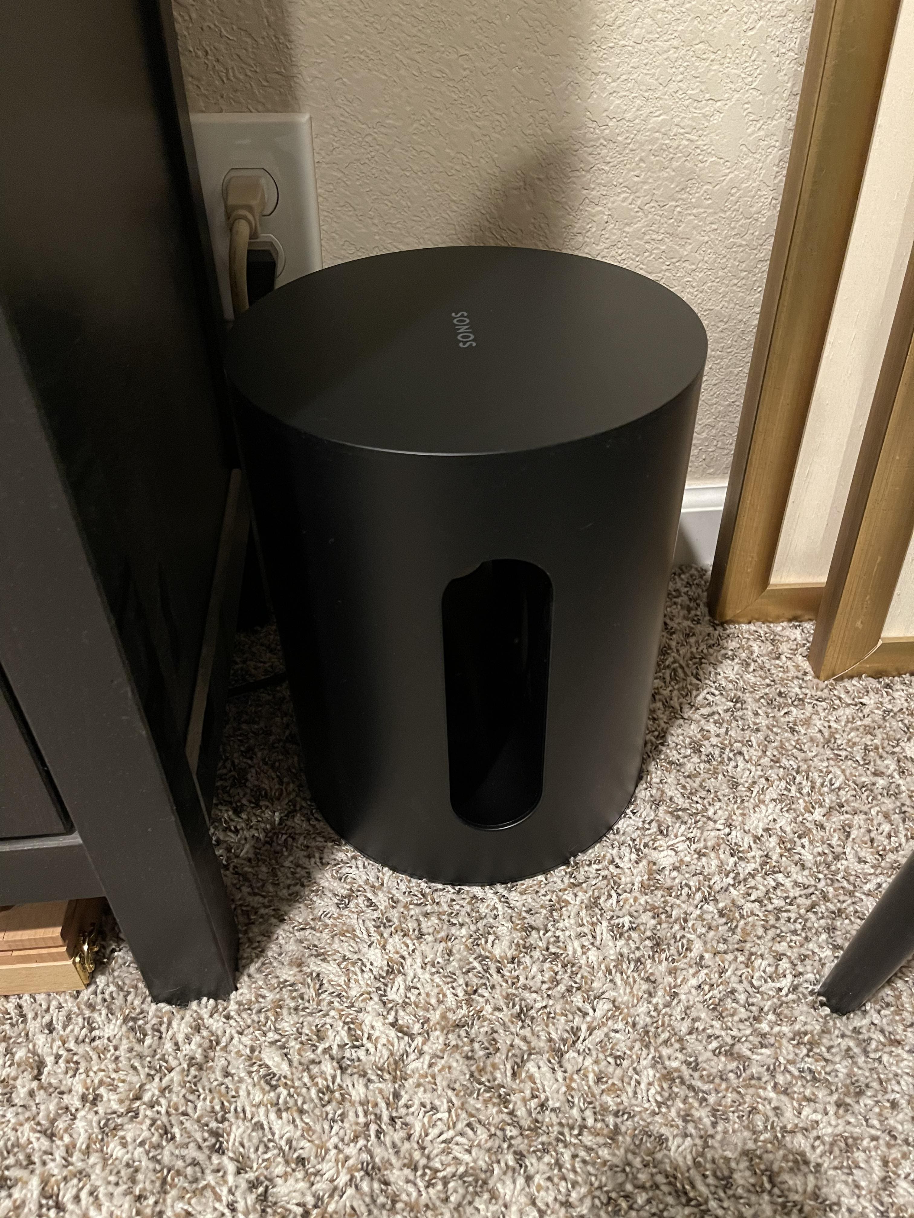 Sonos Sub 4 Wireless Subwoofer Black SUBG4US1BLK - Open Box - Best Buy