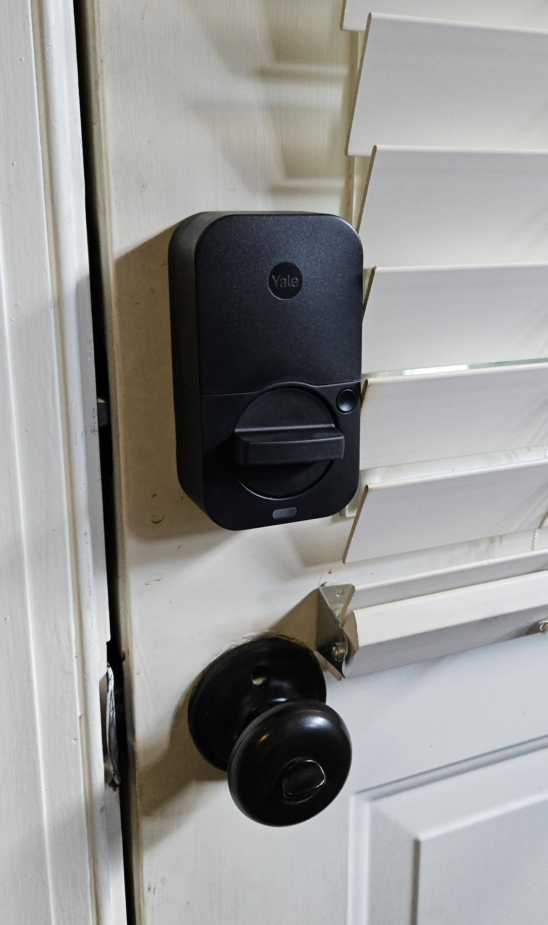 Installed, inside view with window/blinds installed, click to load a larger version