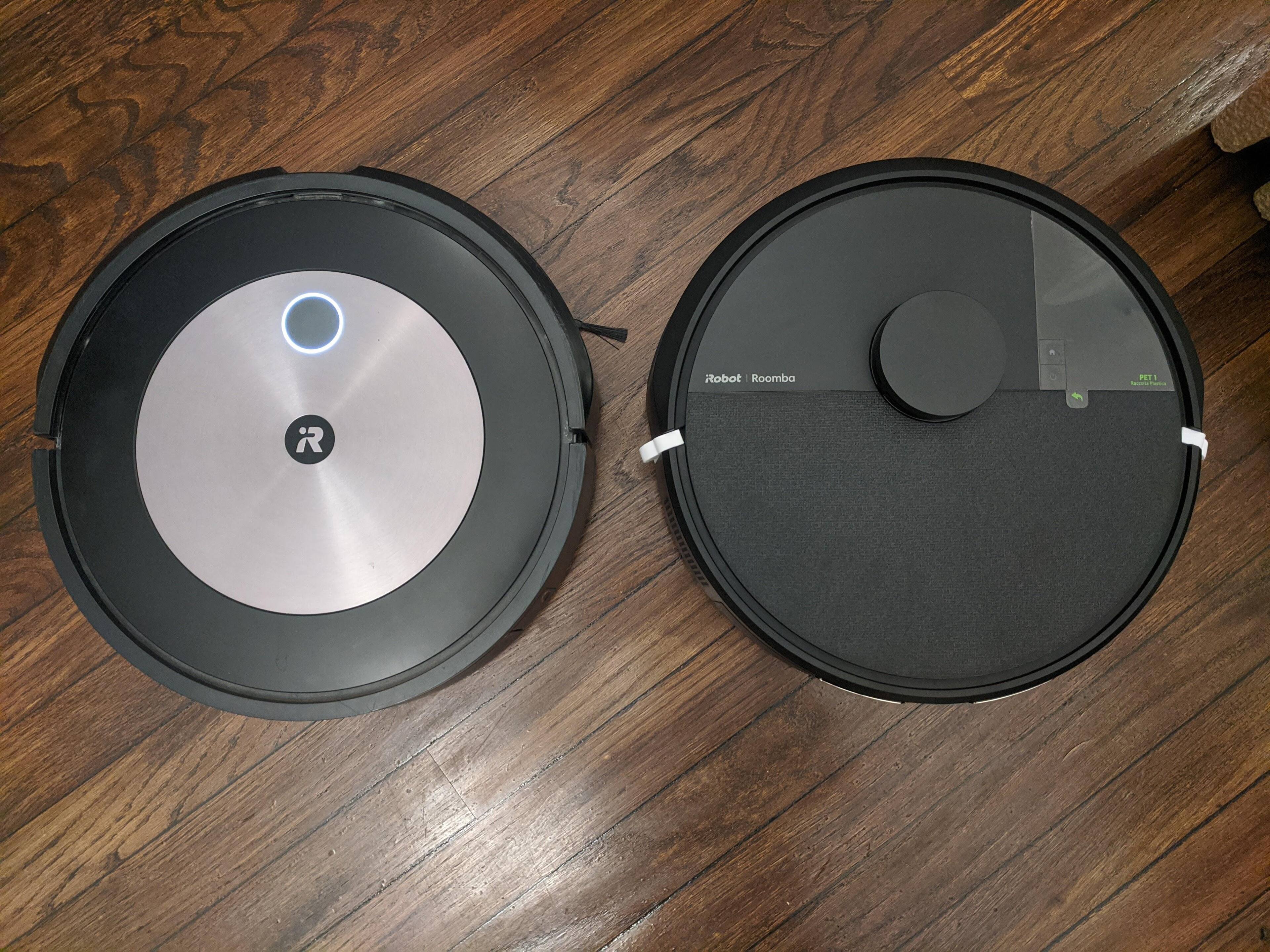 The top part is better looking on the older bots, but the lidar is definitely an improvement in navigation.., click to load a larger version